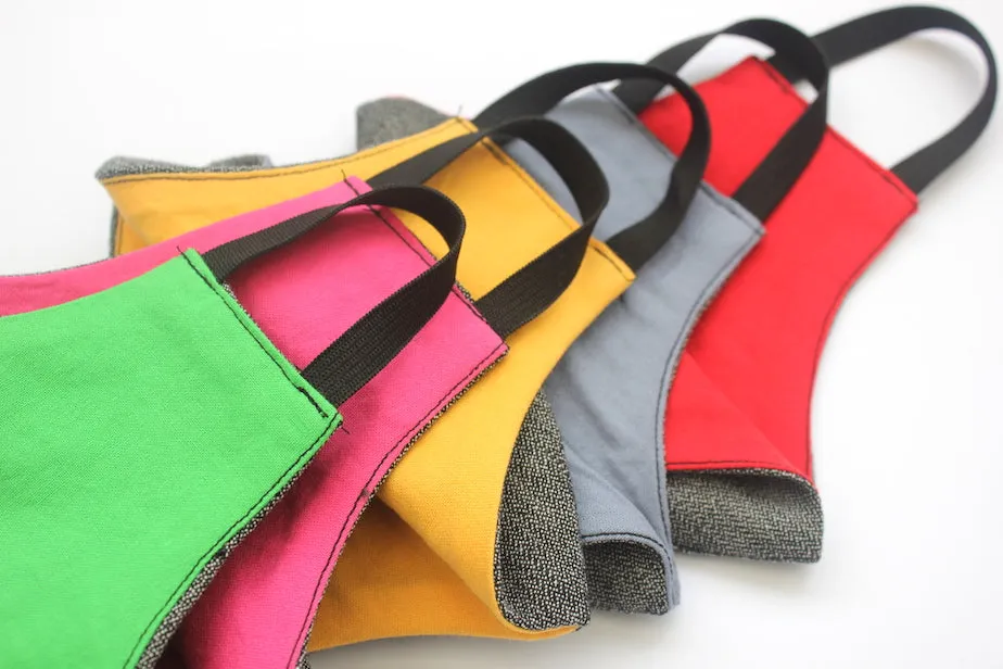 XtraComfort | Face Masks (pack of 5)| Triple-layer | Reusable, washable, reversible | Linen & Cotton | Citizen Women sold by Citizen Women