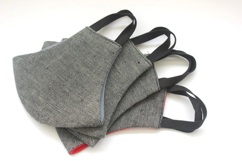 XtraComfort | Face Masks (pack of 4)|Triple-layer | Reusable, washable and reversible | Linen & Cotton sold by Citizen Women product image thumbnail 2