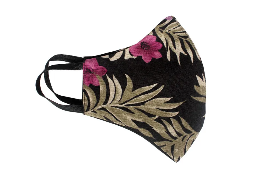 XtraComfort | Face Mask | Triple layer | Reusable, washable, reversible | Black Floral sold by Citizen Women