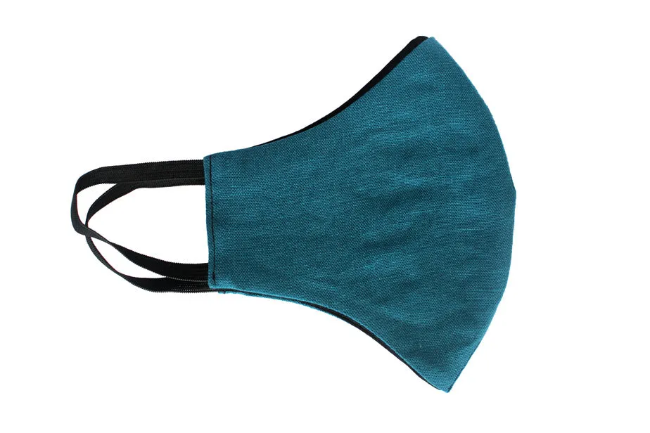 XtraComfort | Face Mask | Triple Layer | Petrol & Black | Reusable & Reversible sold by Citizen Women product image thumbnail 2