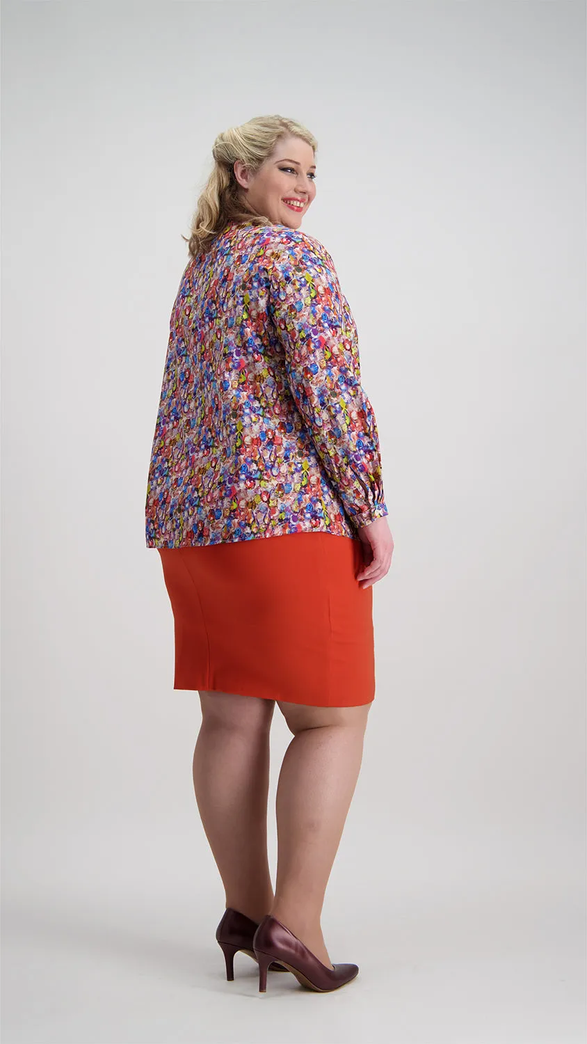 Pencil Skirt | Orange sold by Citizen Women