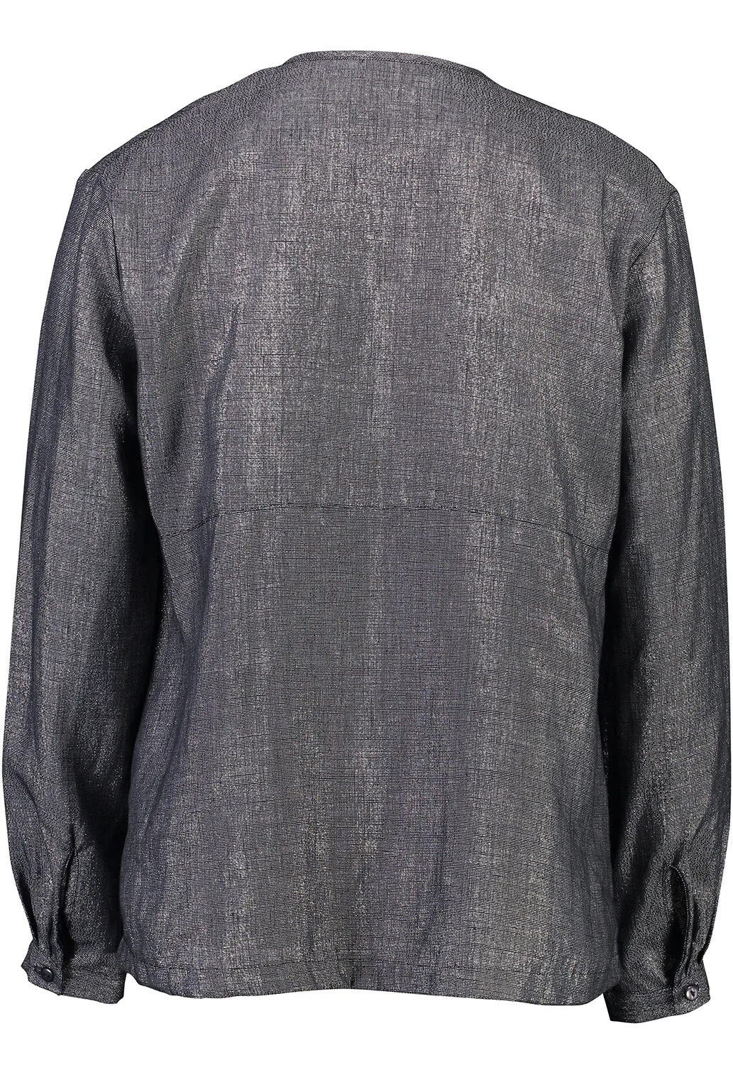Capital Placket Shirt | Metallic | Linen sold by Citizen Women product image thumbnail 4