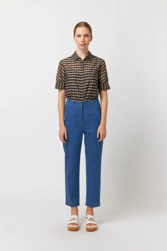 Checked blouse sold by Kate Sylvester