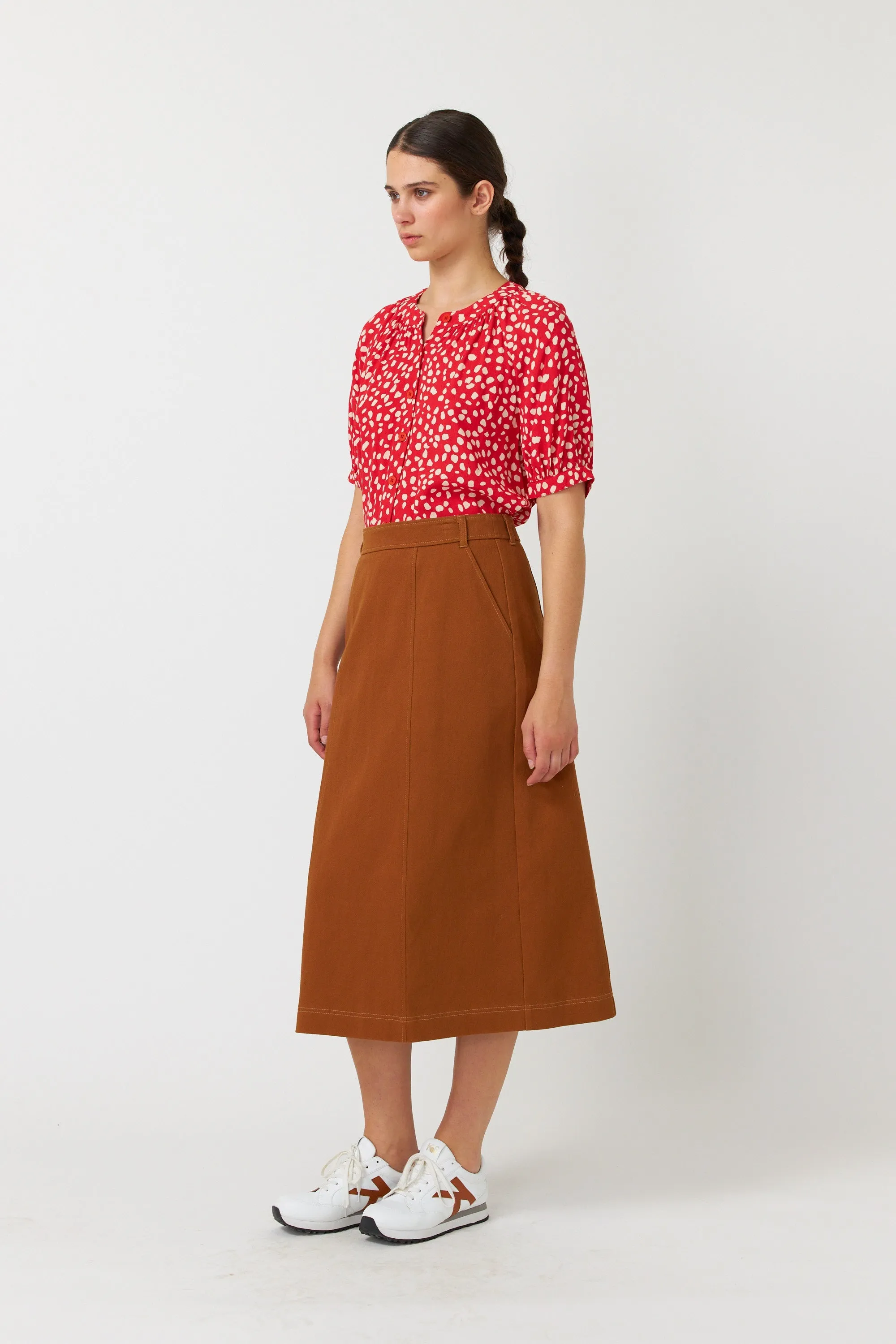 Denim skirt sold by Kate Sylvester product image thumbnail 2