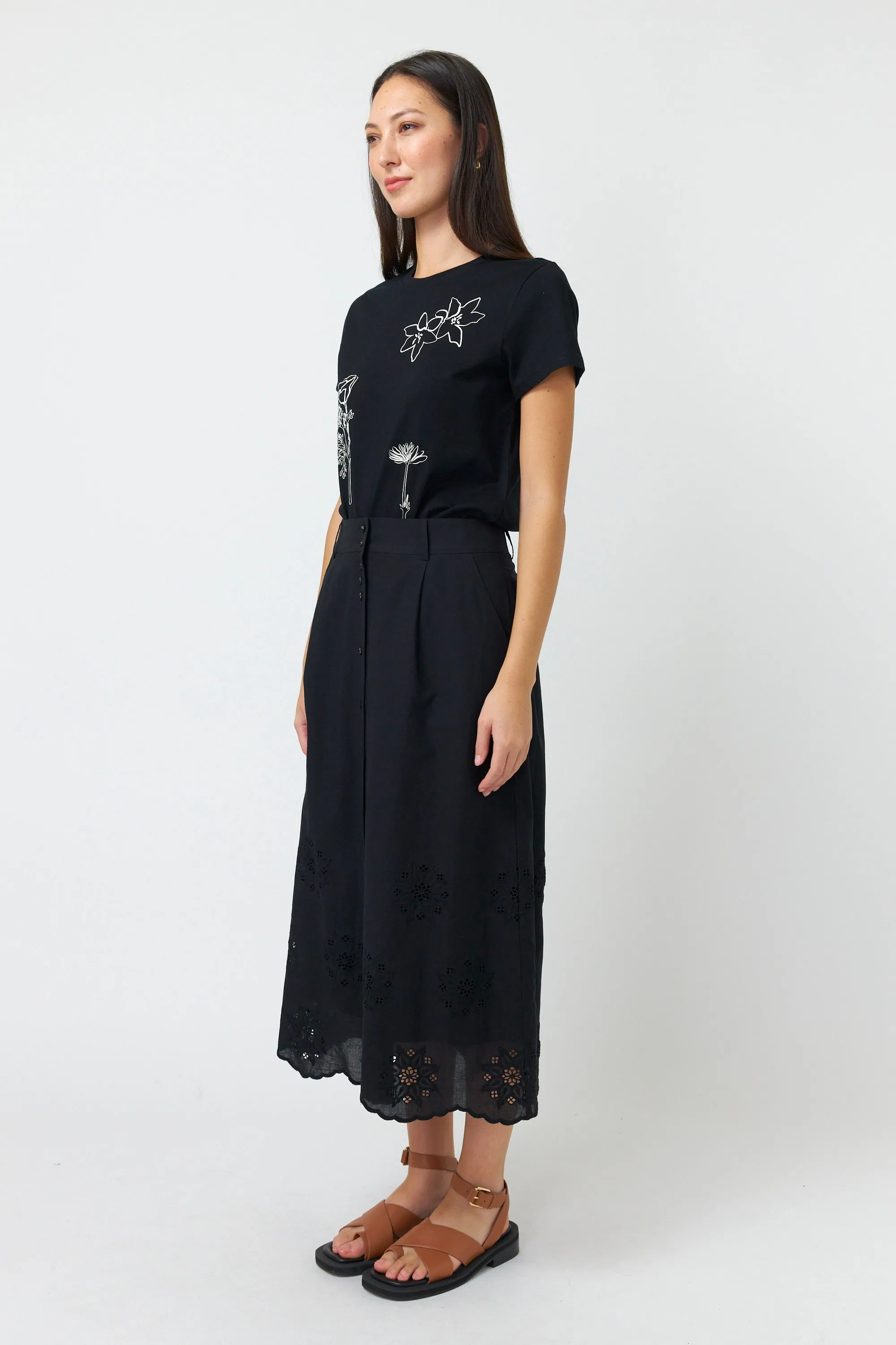 Broderie skirt sold by Kate Sylvester product image thumbnail 3