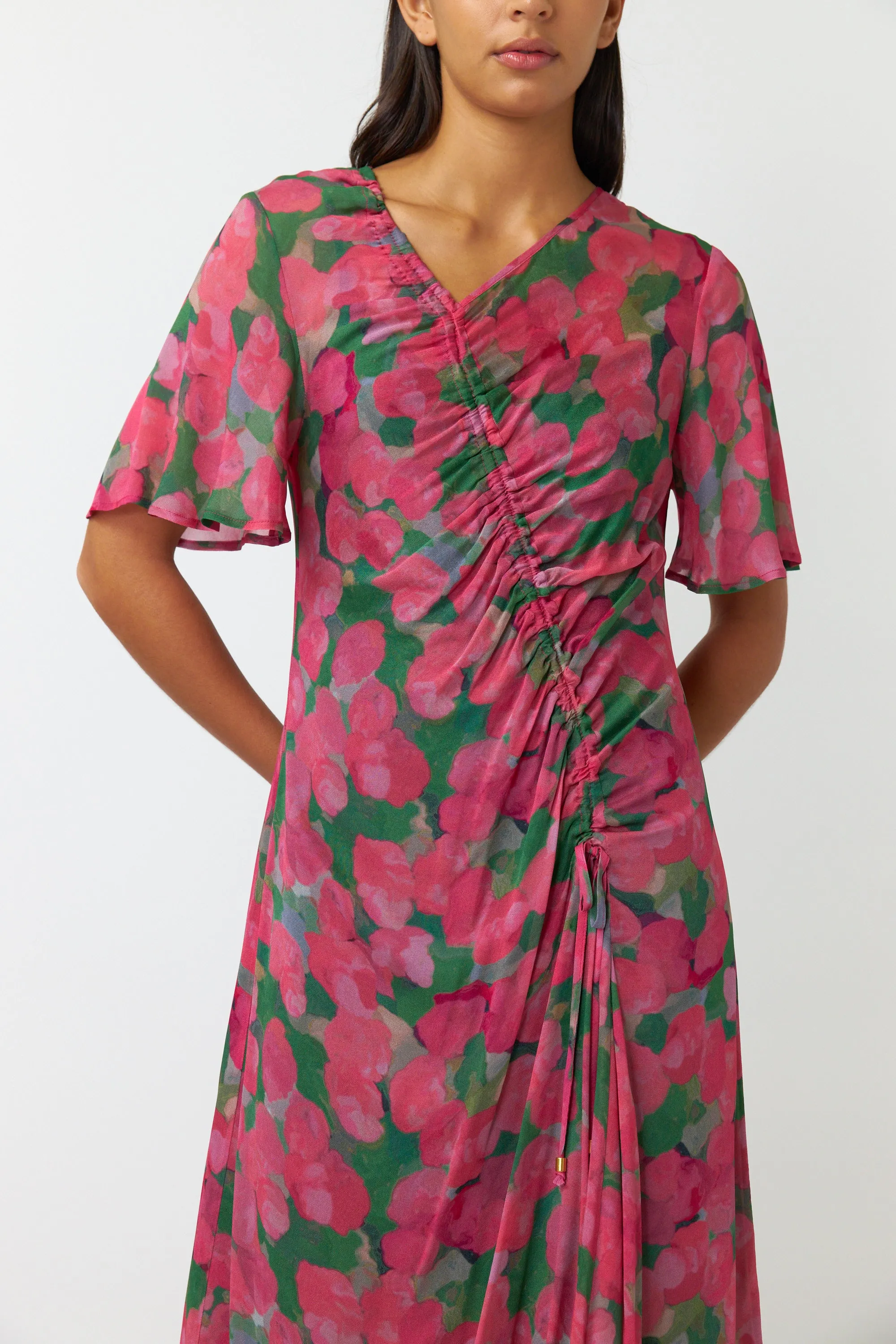 Rhea ruched dress sold by Kate Sylvester product image thumbnail 2
