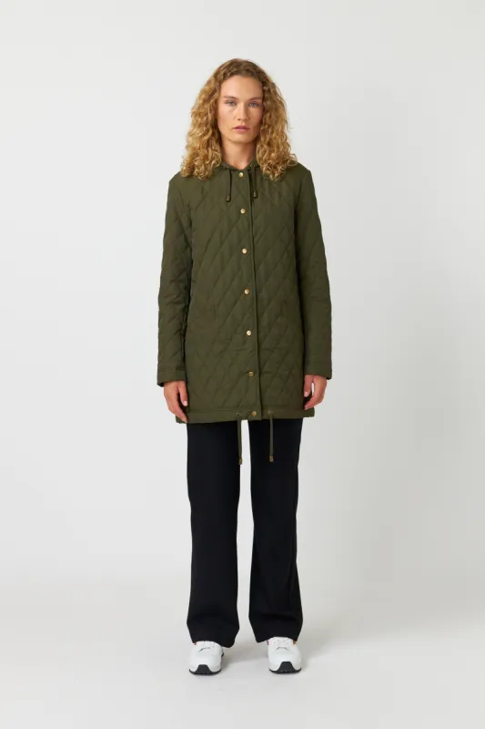 Quilted parka sold by Kate Sylvester