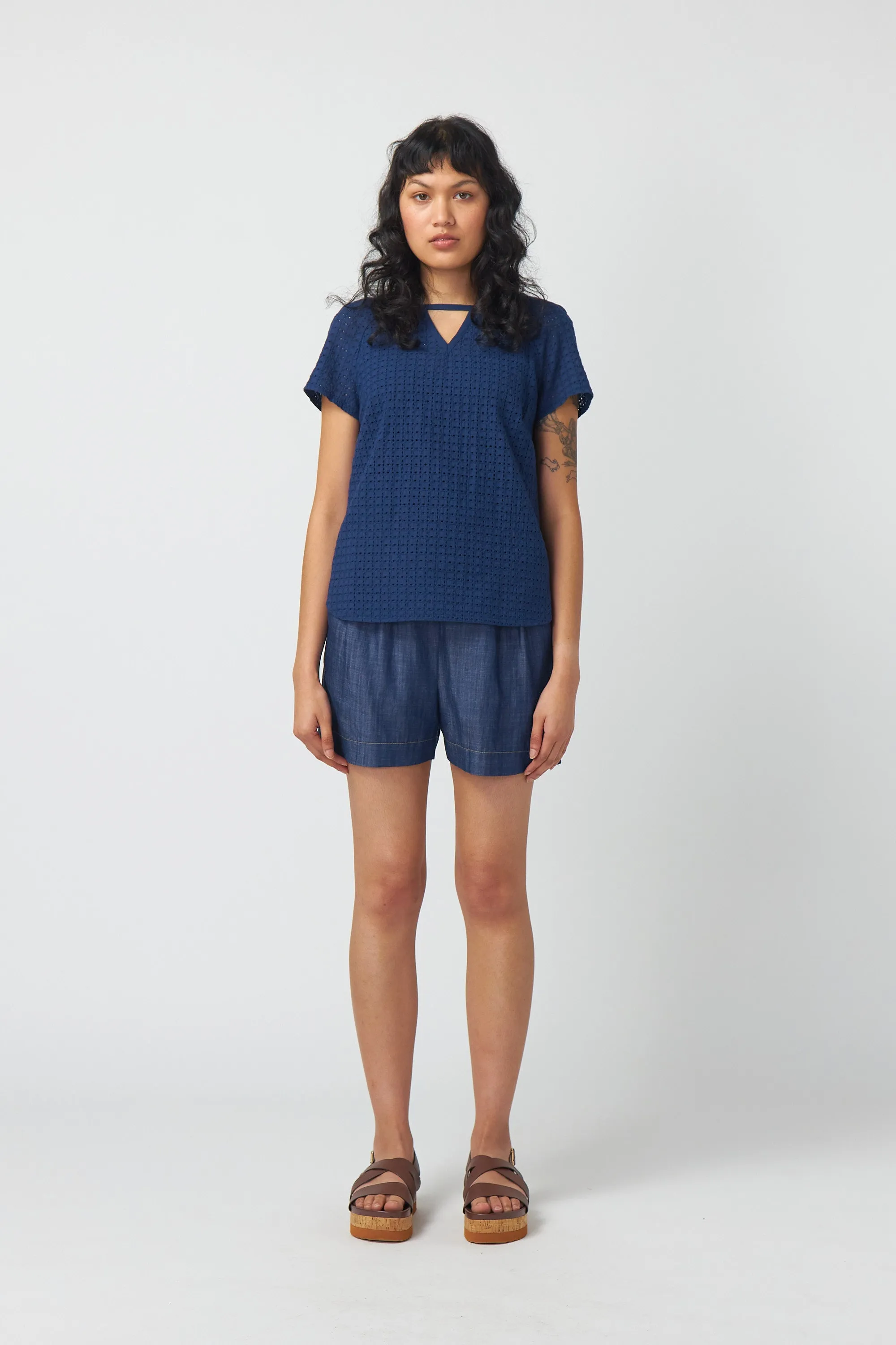 Broderie top sold by Kate Sylvester