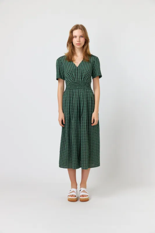 Summer check dress sold by Kate Sylvester