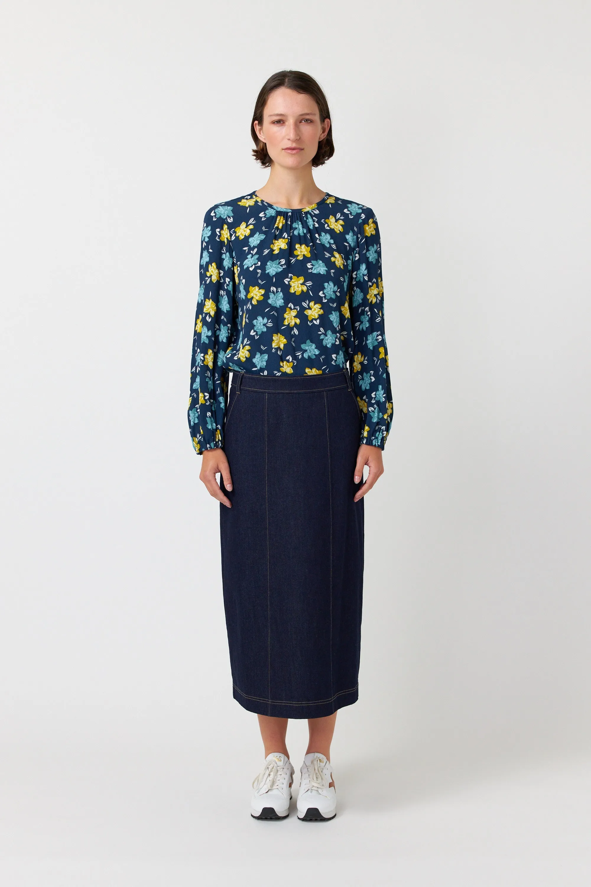 Magnolia top sold by Kate Sylvester