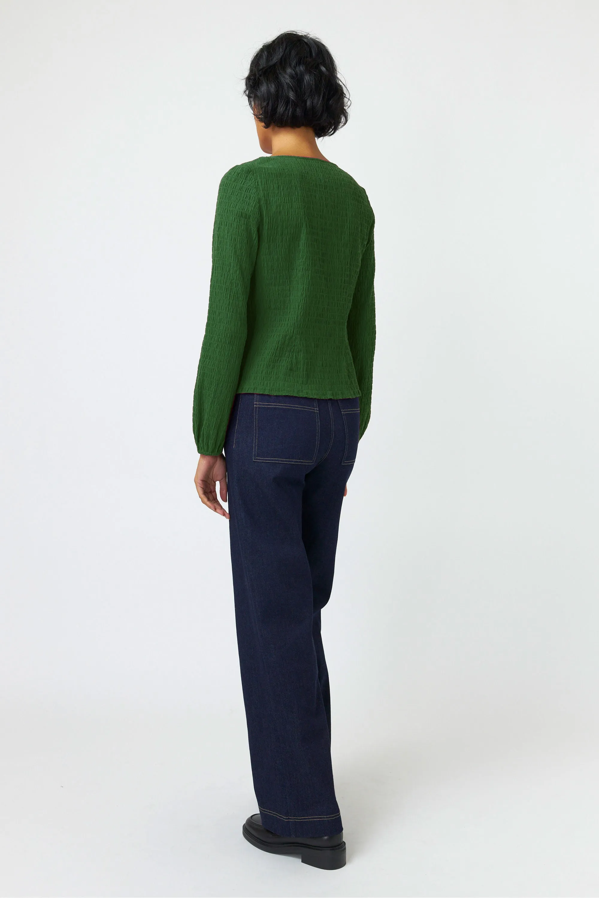 Seersucker top sold by Kate Sylvester product image thumbnail 4