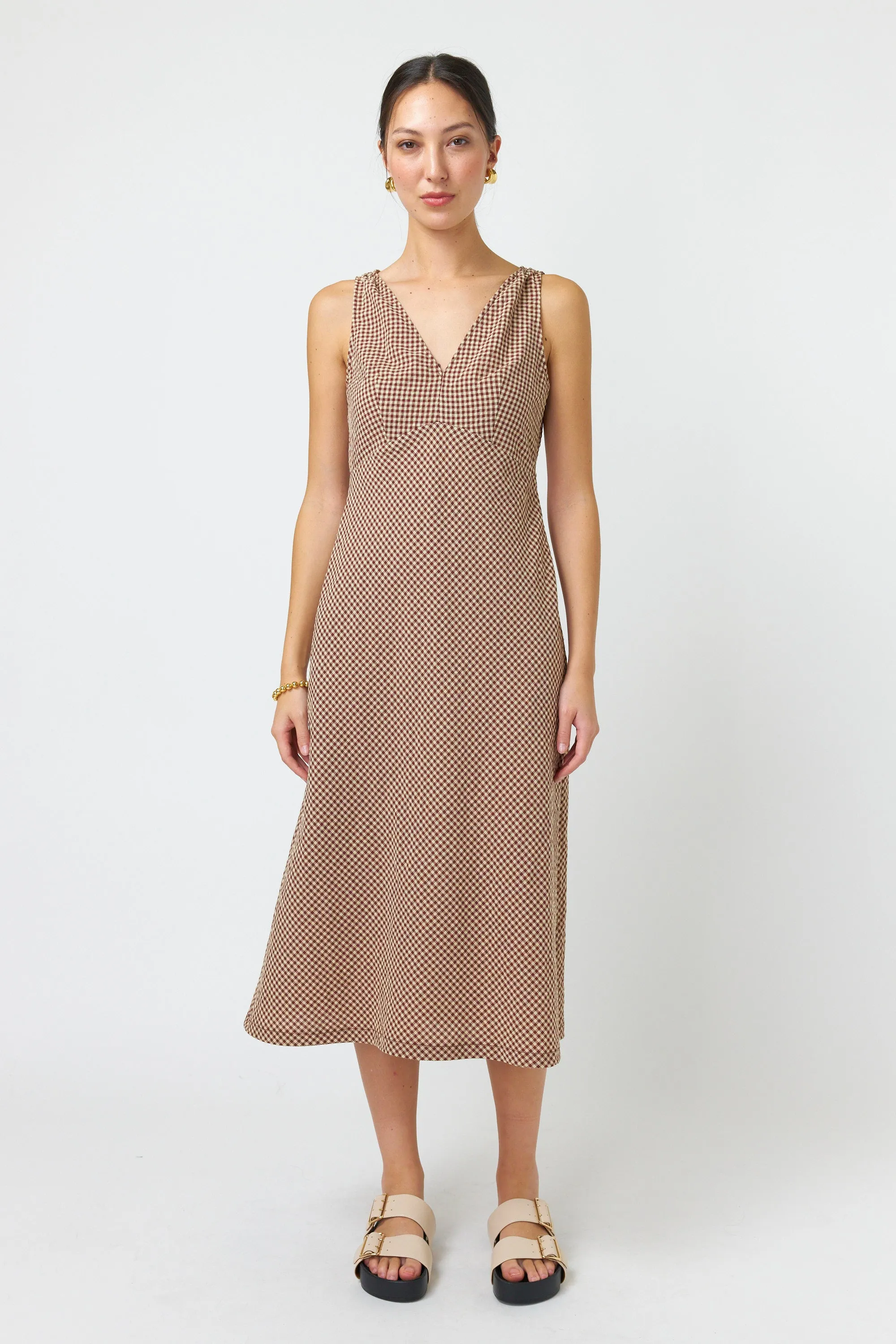 Gingham dress sold by Kate Sylvester