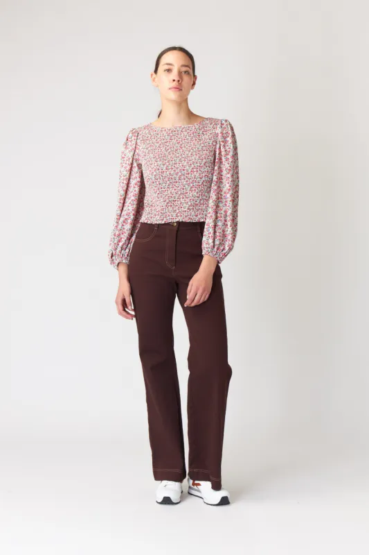 Botanical top sold by Kate Sylvester