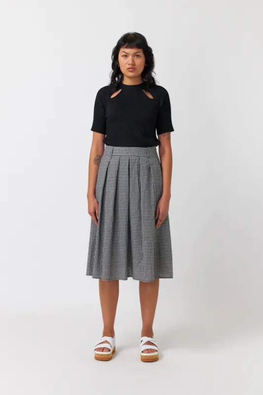 Gingham skirt sold by Kate Sylvester