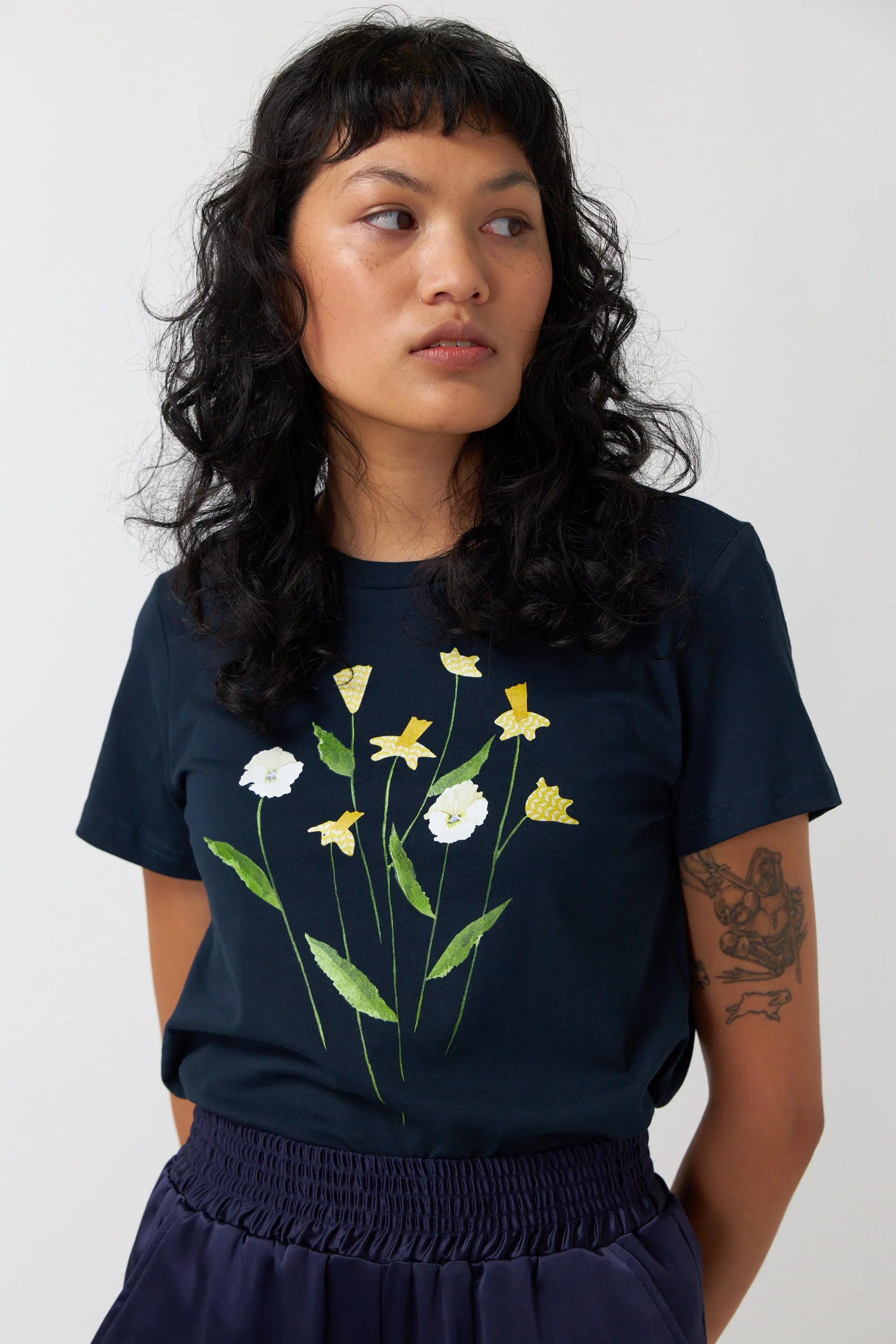 Daffodils t-shirt sold by Kate Sylvester product image thumbnail 4