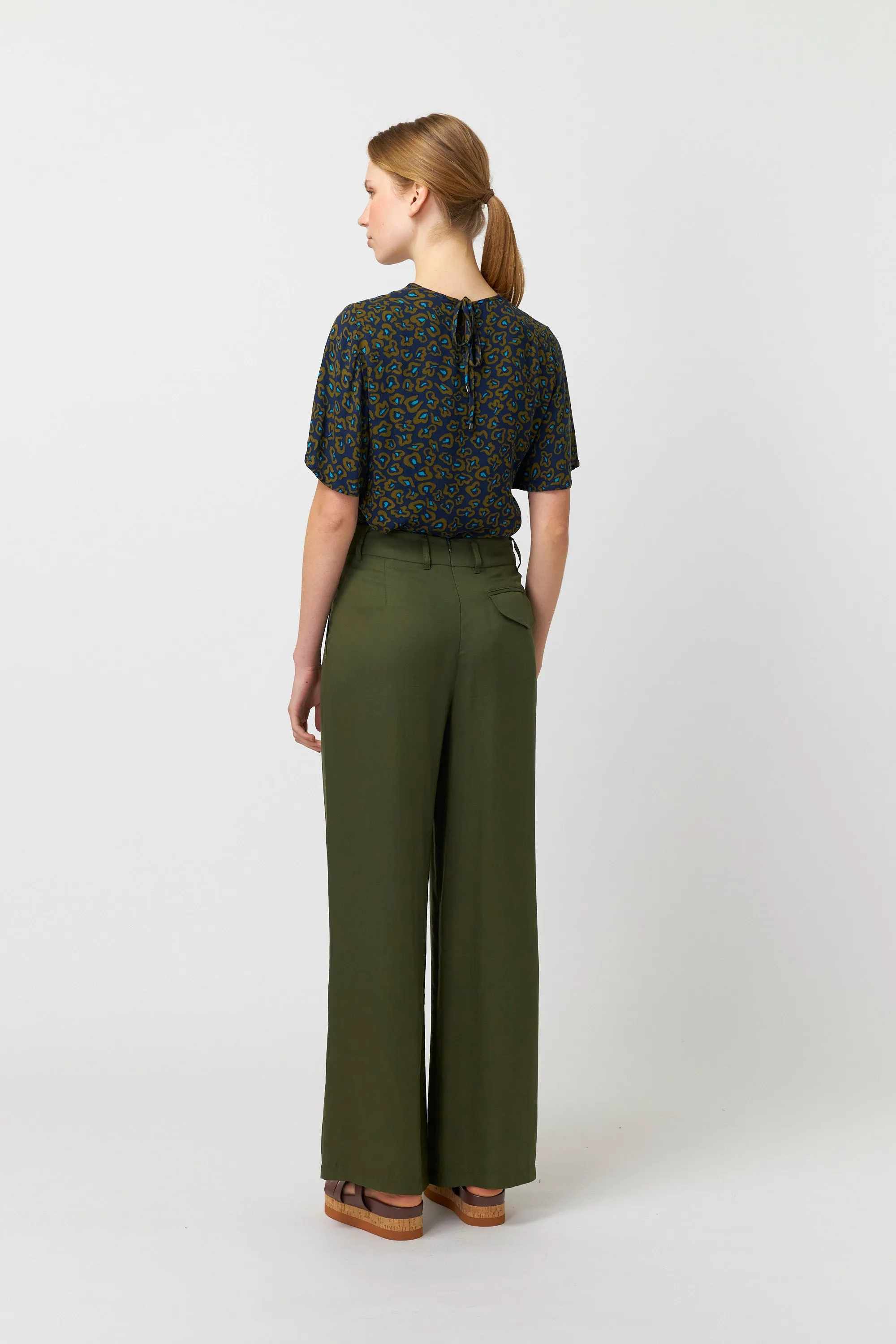 Utility wide leg trouser sold by Kate Sylvester product image thumbnail 3