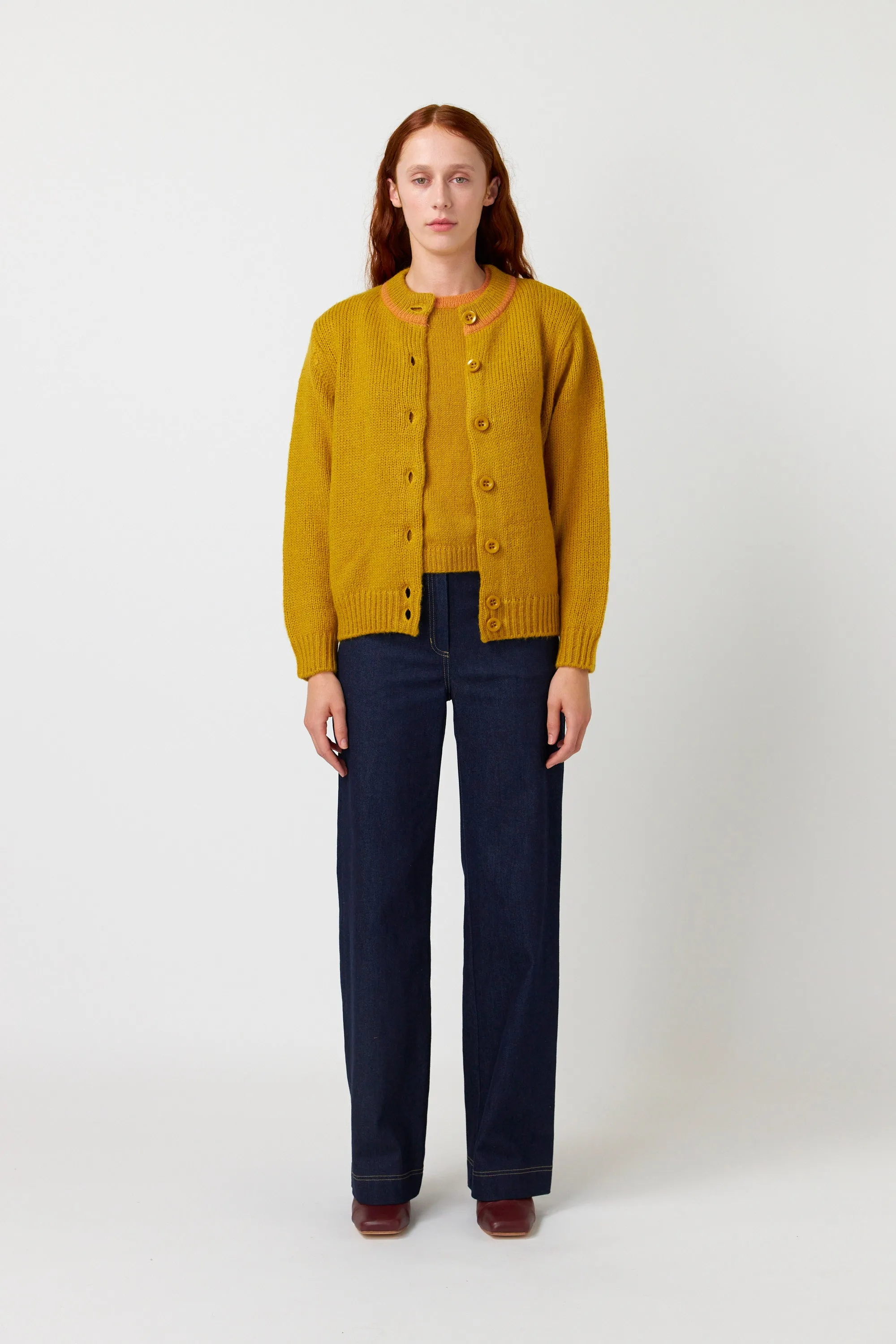 Fluffy cardigan sold by Kate Sylvester