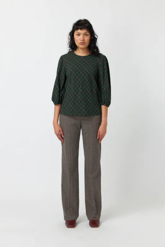 Plaid top sold by Kate Sylvester