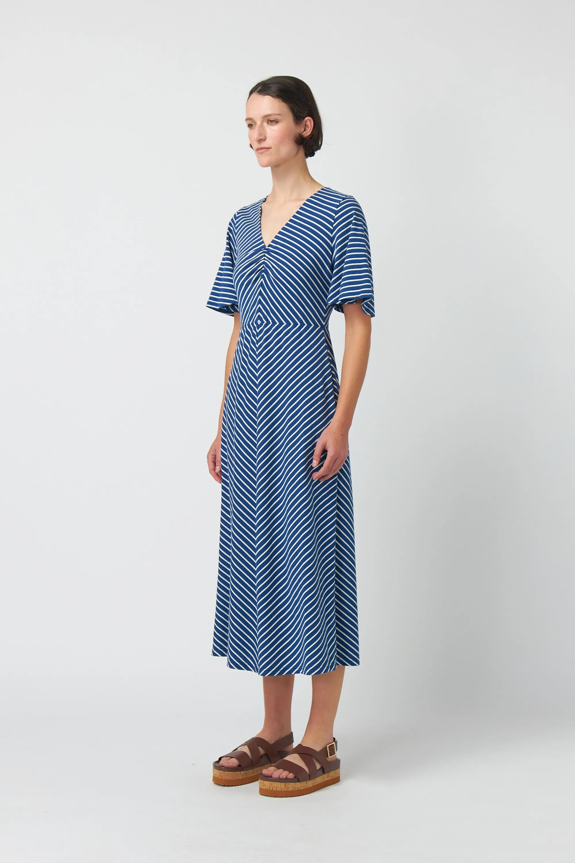 Stripey dress sold by Kate Sylvester product image thumbnail 2