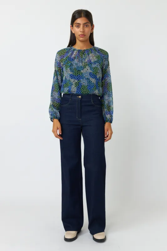 Patchwork floral top sold by Kate Sylvester