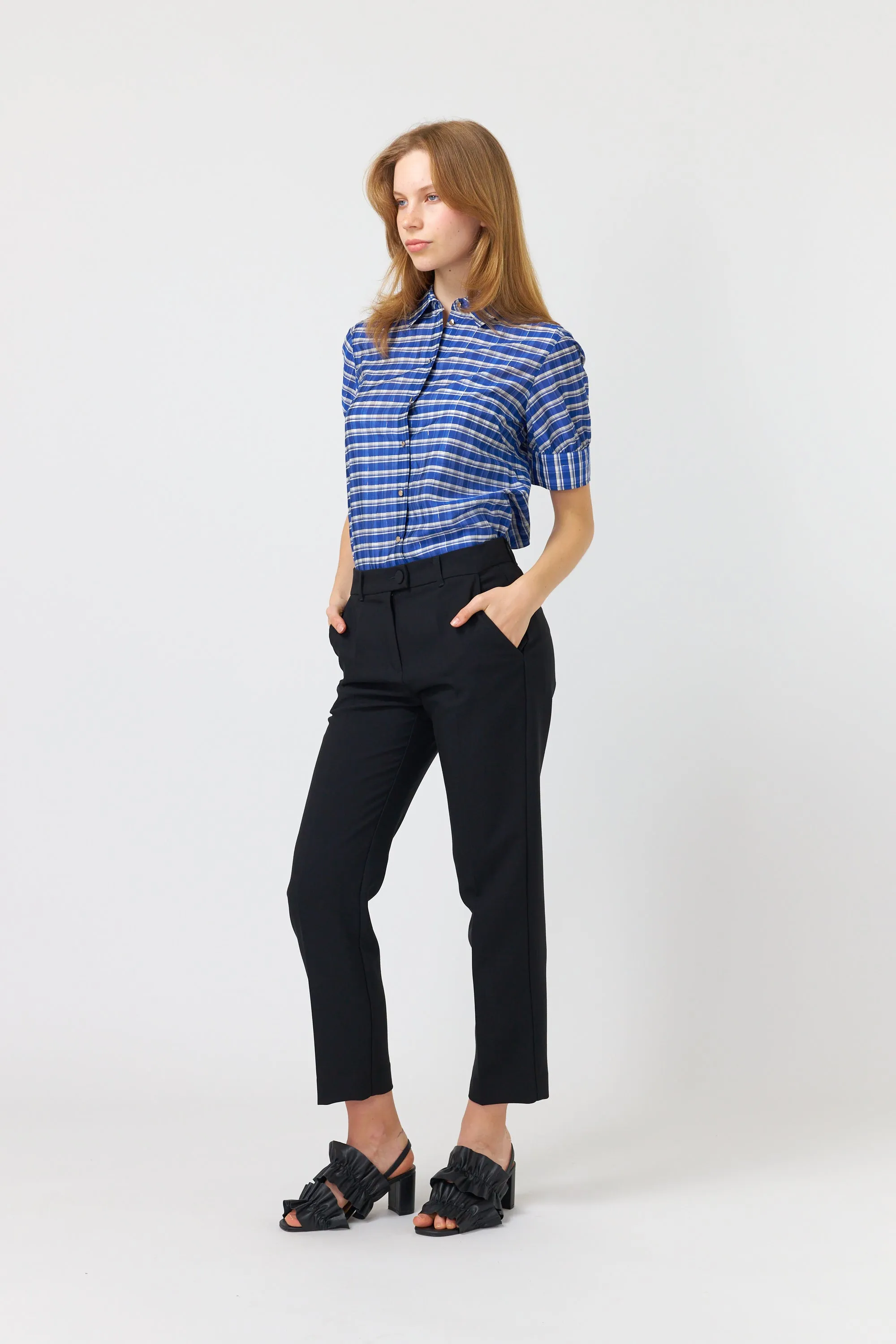 Checked blouse sold by Kate Sylvester product image thumbnail 2
