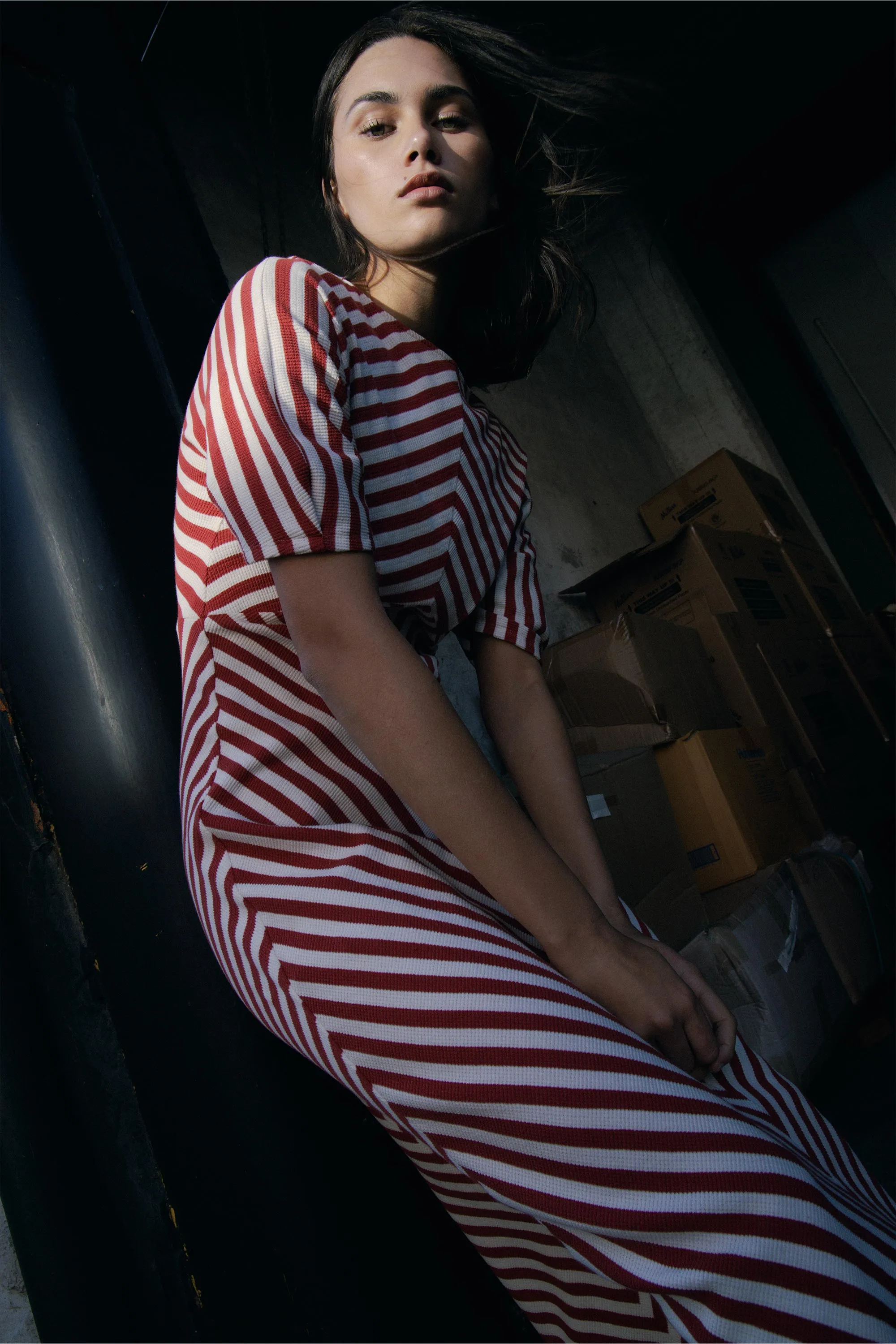 Stripey dress sold by Kate Sylvester product image thumbnail 4