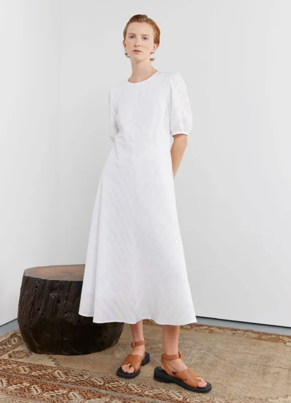 Cross-stitched dress sold by Kate Sylvester