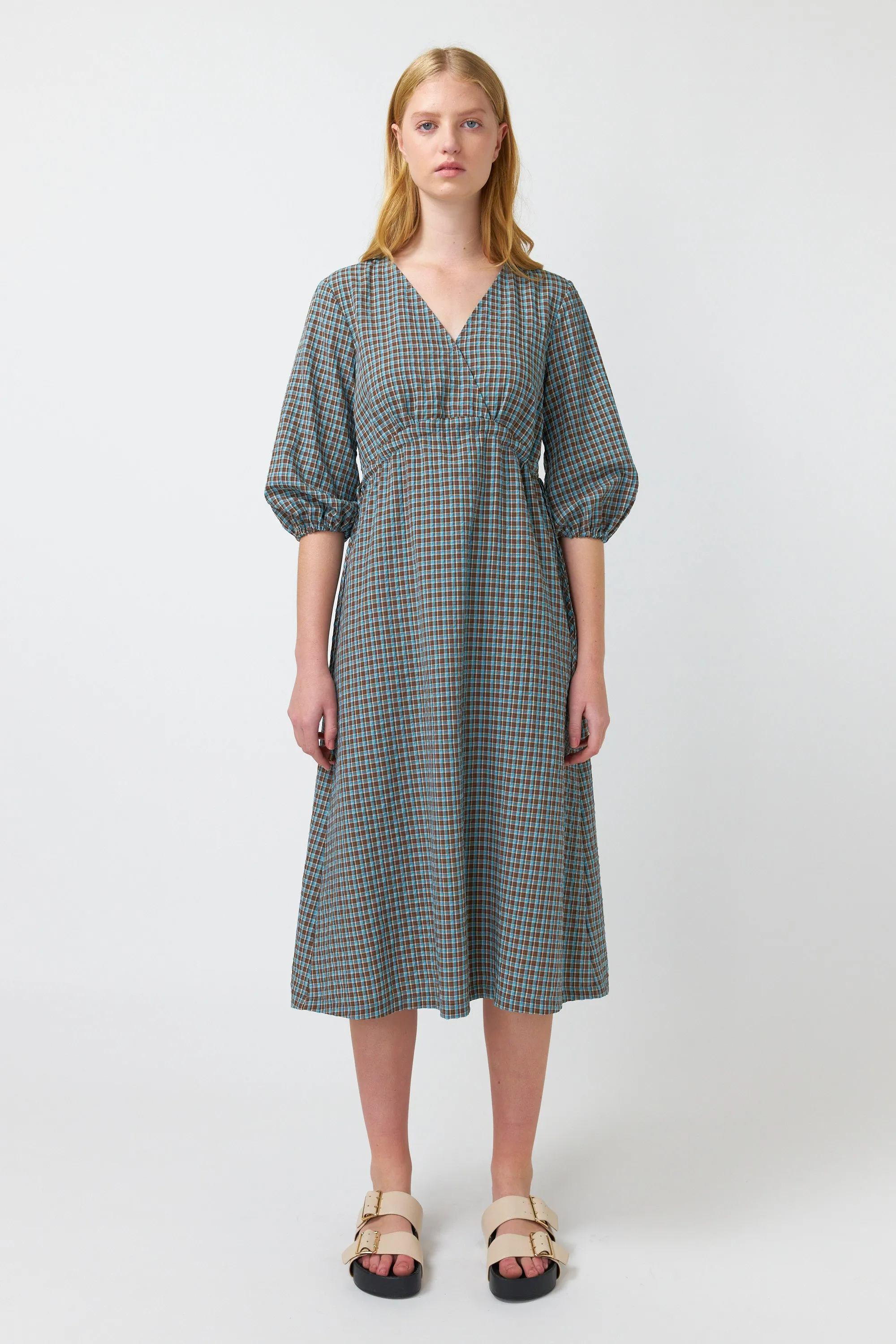 Checked dress sold by Kate Sylvester
