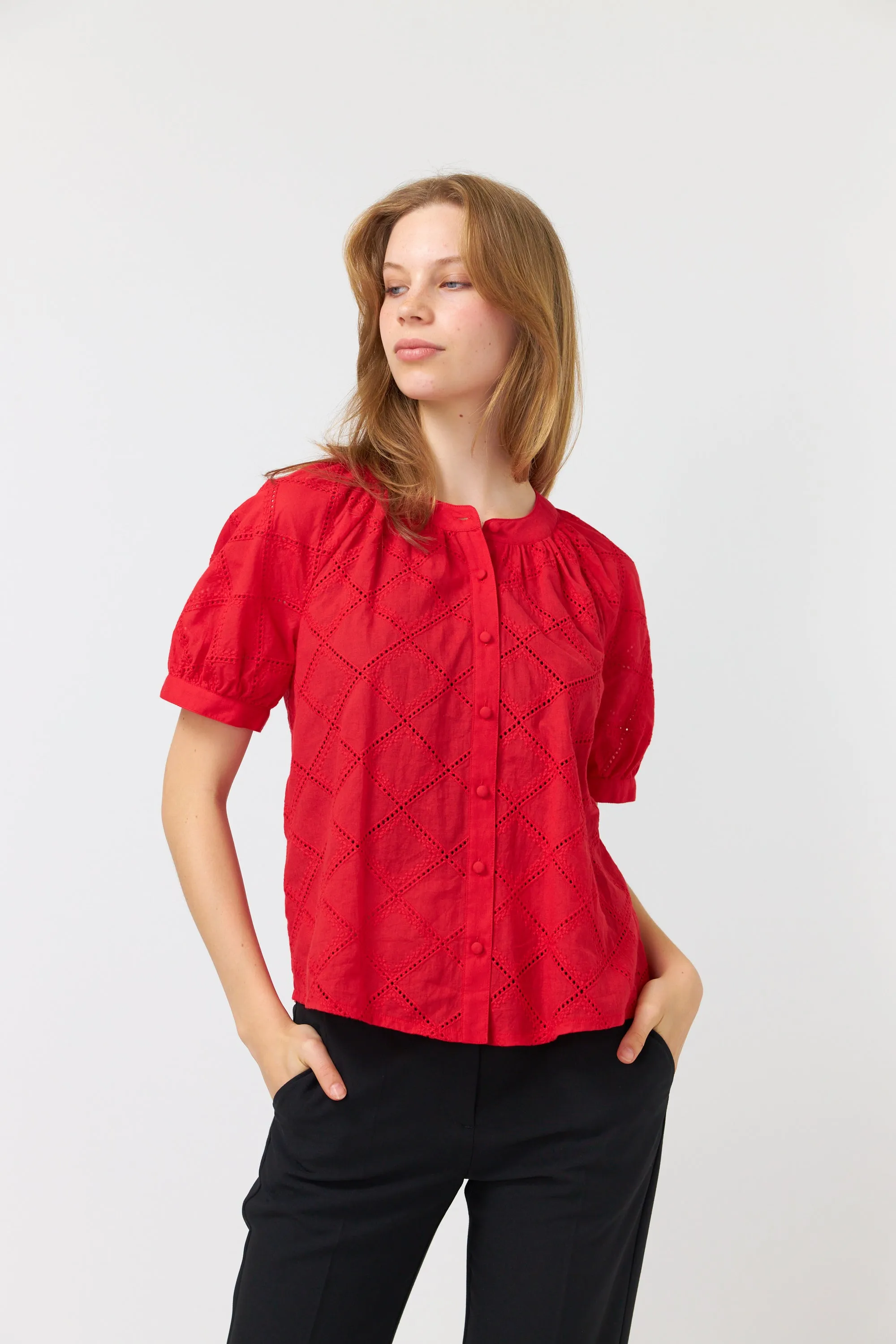 Lattice blouse sold by Kate Sylvester product image thumbnail 4