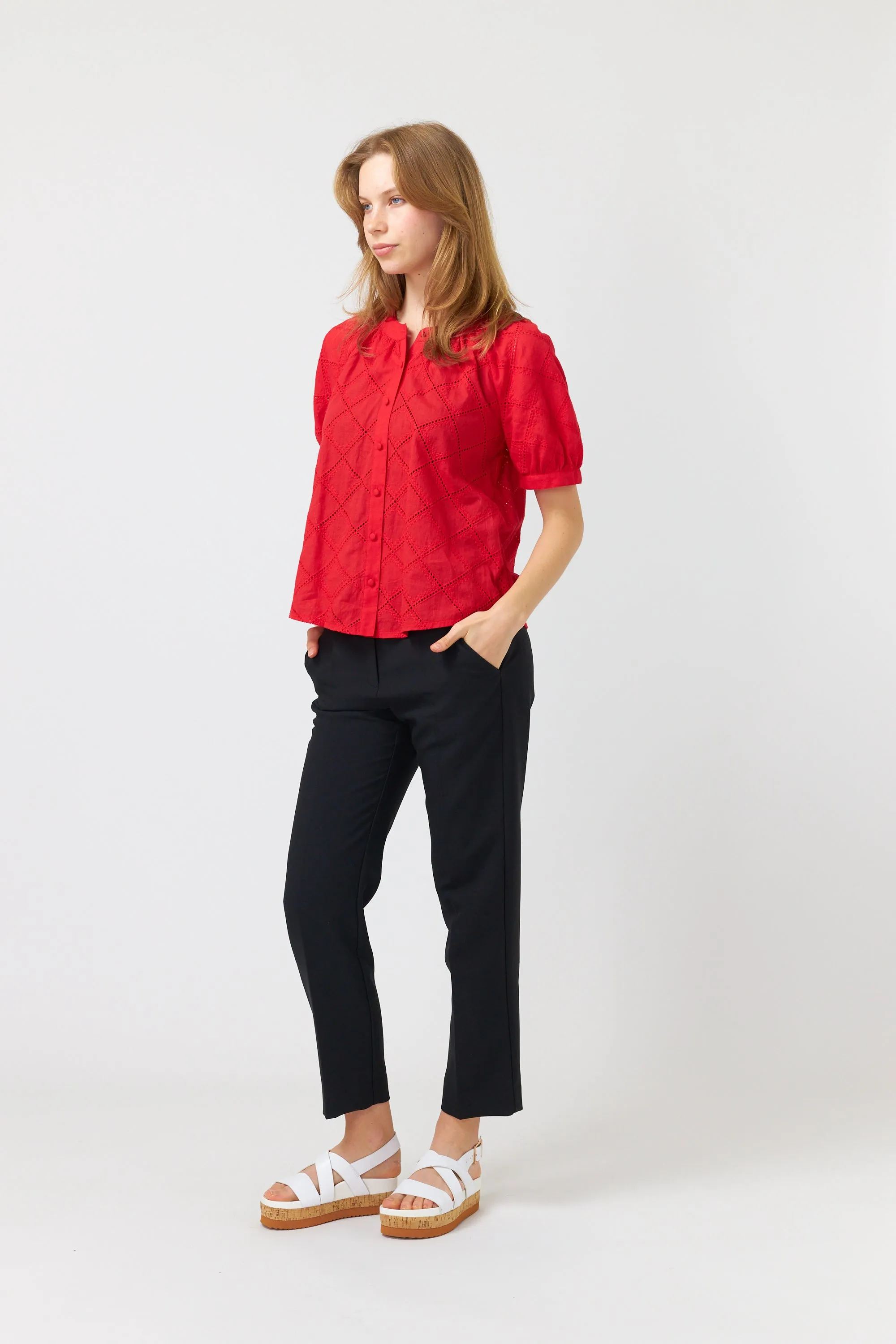 Lattice blouse sold by Kate Sylvester product image thumbnail 2