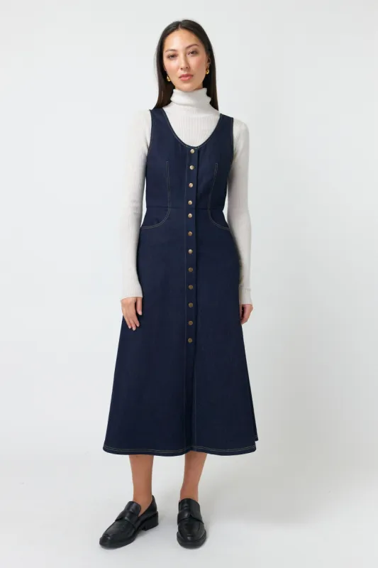 Denim dress sold by Kate Sylvester