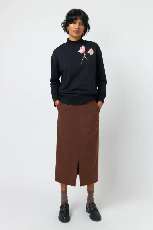Winter rose sweatshirt sold by Kate Sylvester