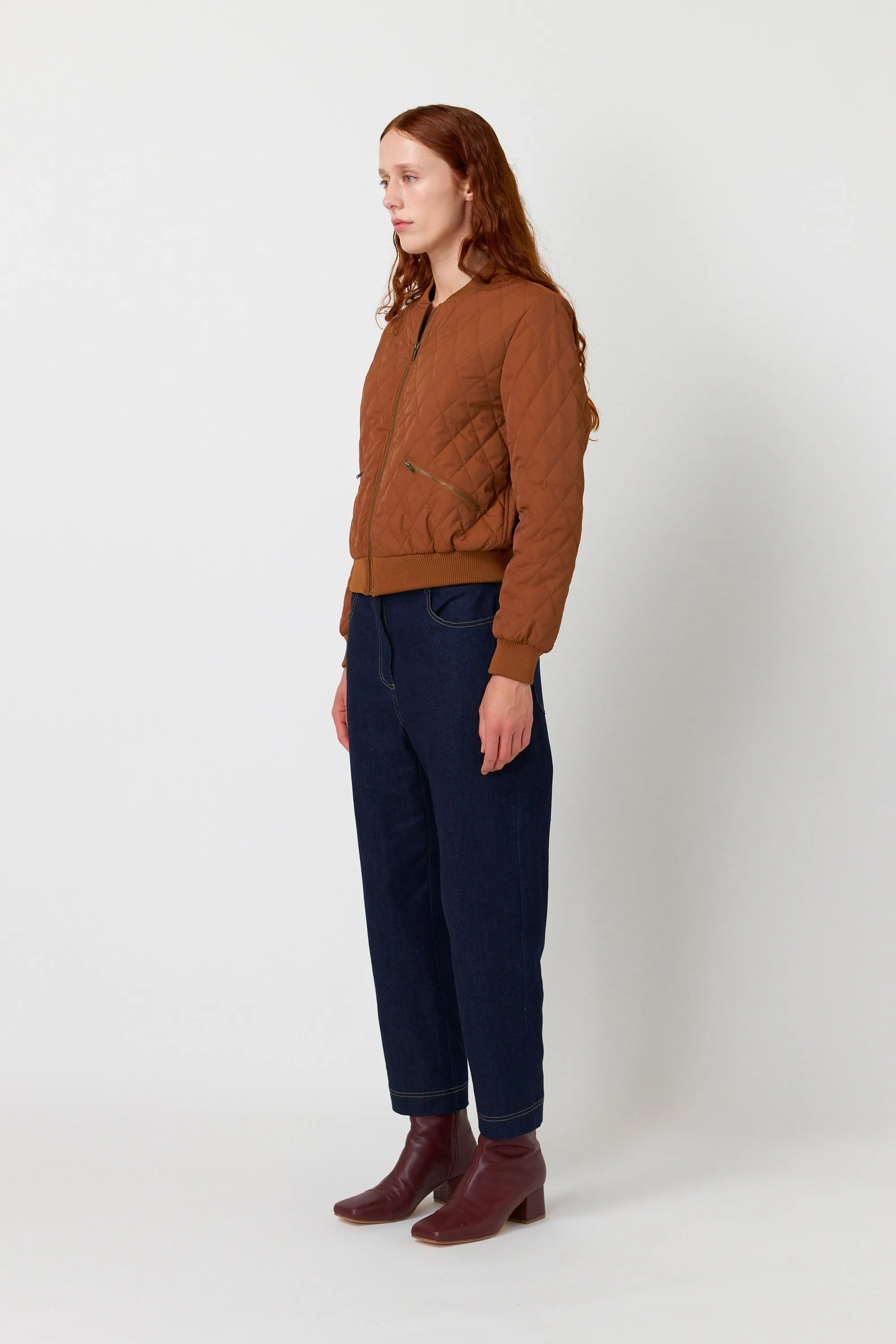 Quilted bomber sold by Kate Sylvester product image thumbnail 2