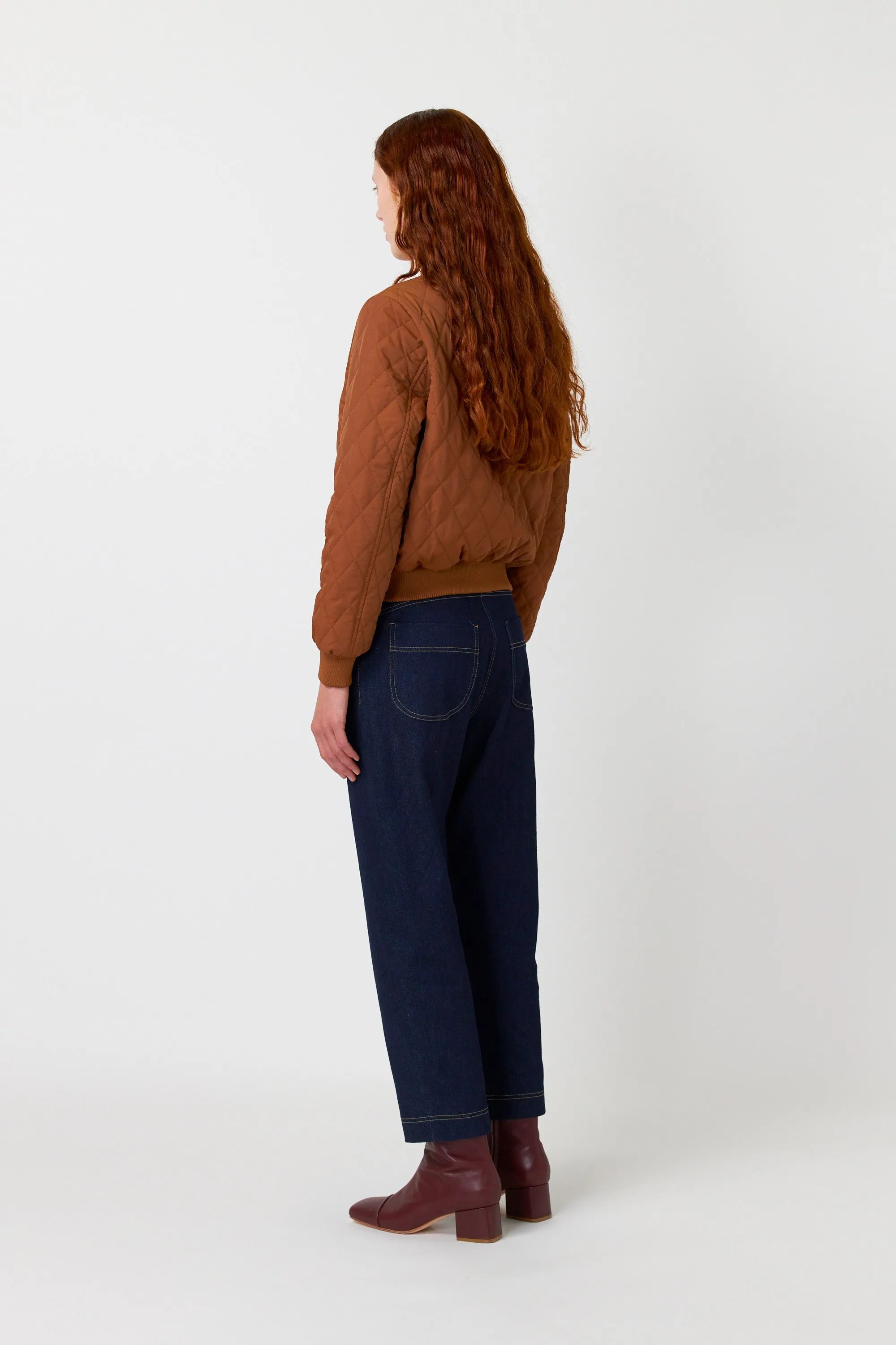 Quilted bomber sold by Kate Sylvester product image thumbnail 3