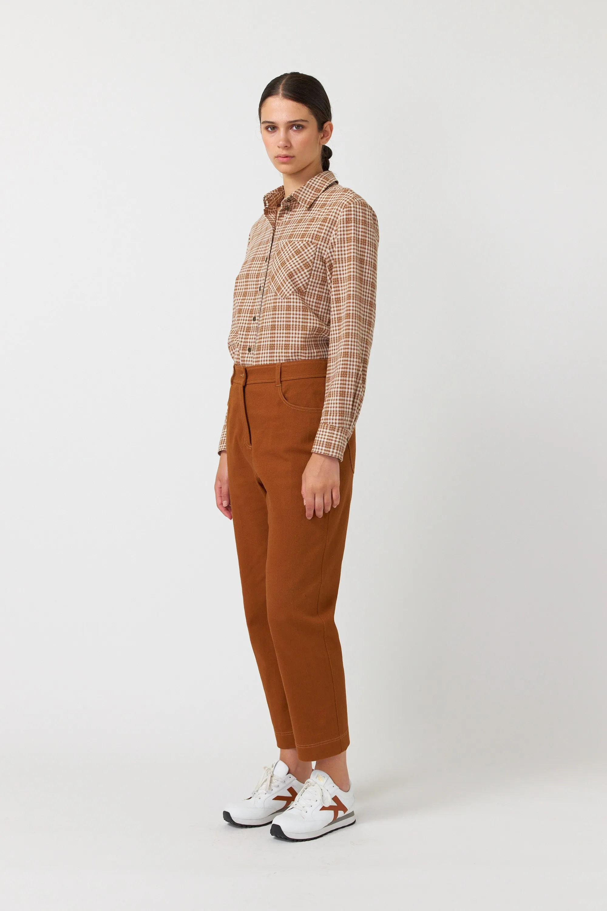 Gingham shirt sold by Kate Sylvester product image thumbnail 2