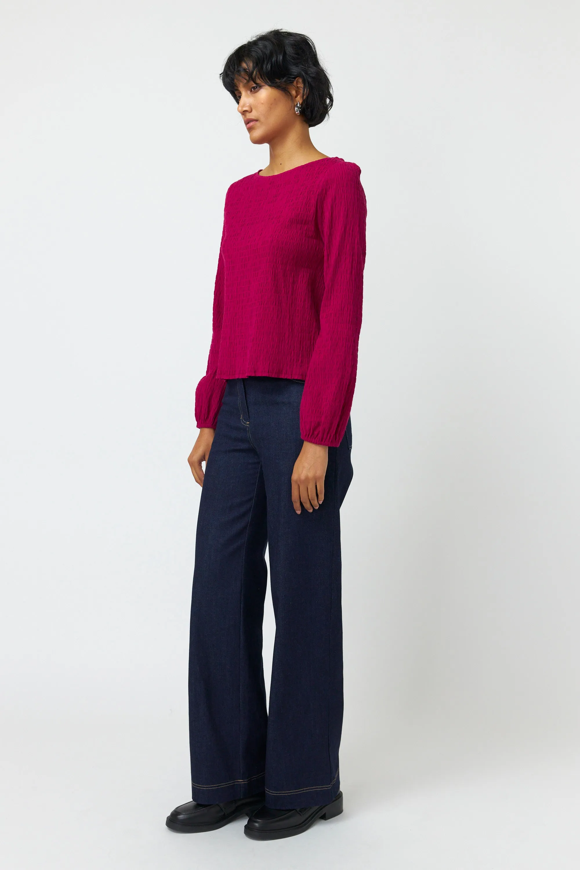 Seersucker top sold by Kate Sylvester product image thumbnail 3