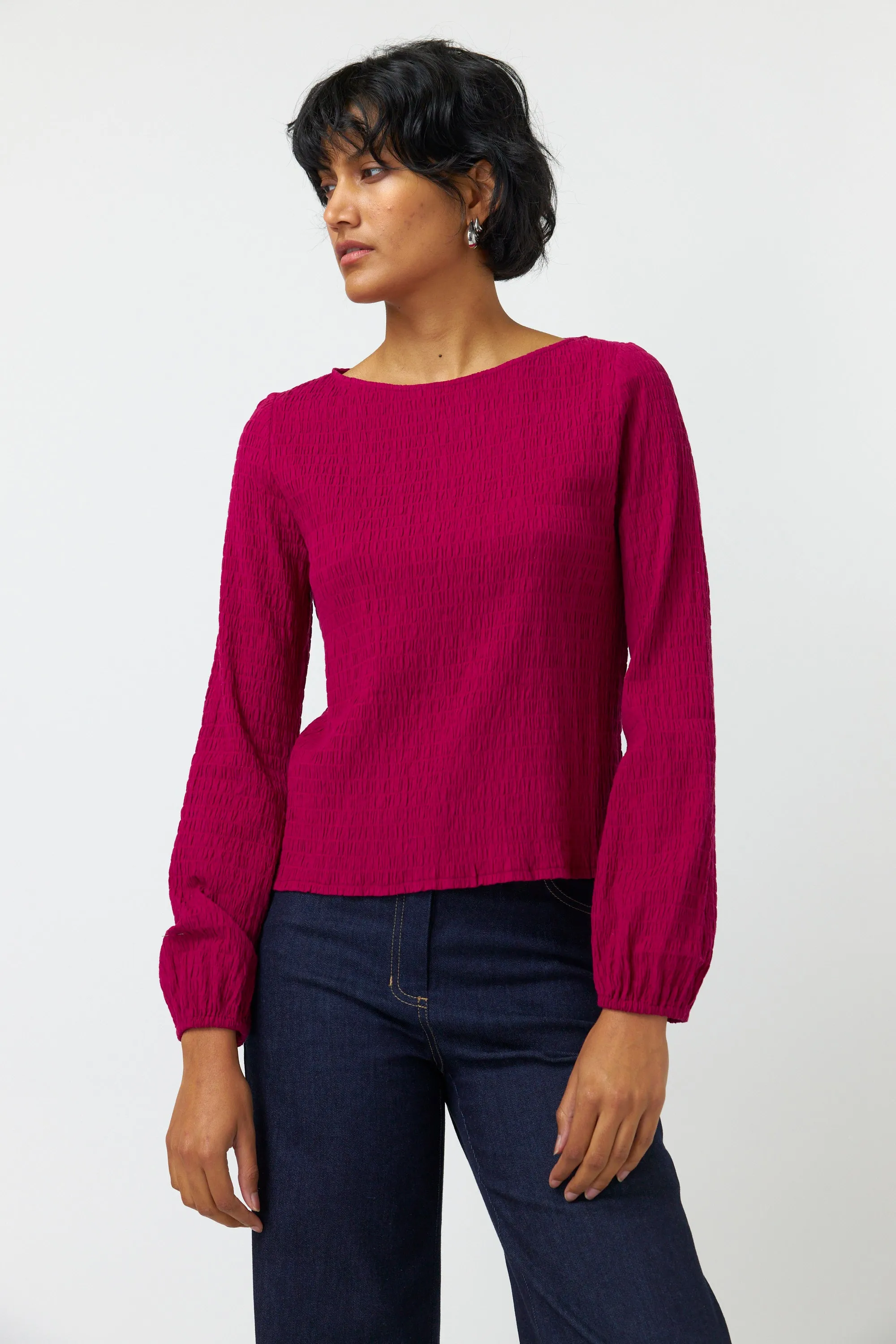 Seersucker top sold by Kate Sylvester product image thumbnail 2