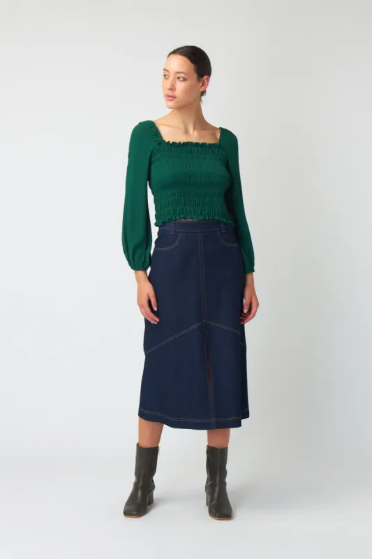 Shirred top sold by Kate Sylvester