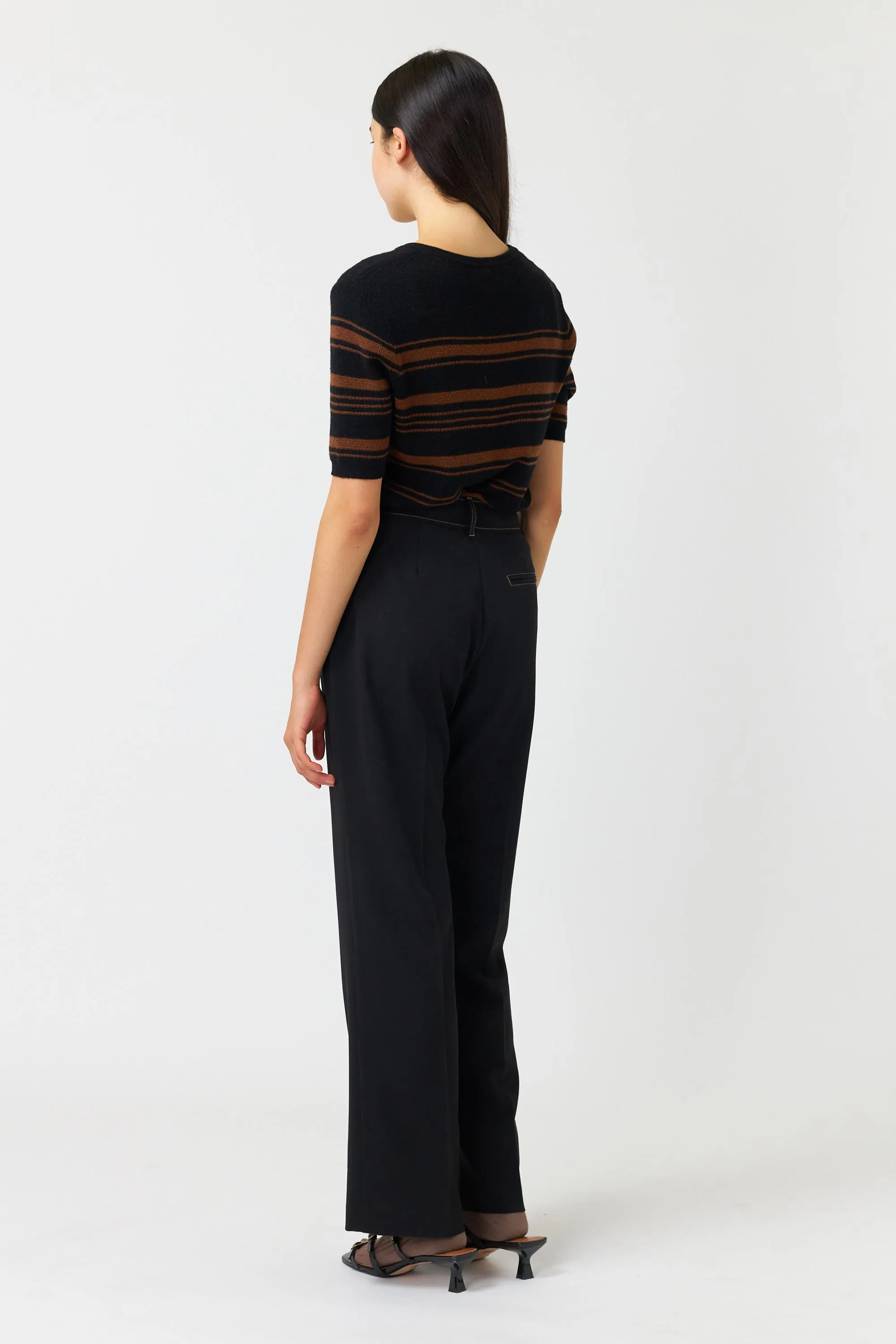 Waffle stripe top sold by Kate Sylvester product image thumbnail 4