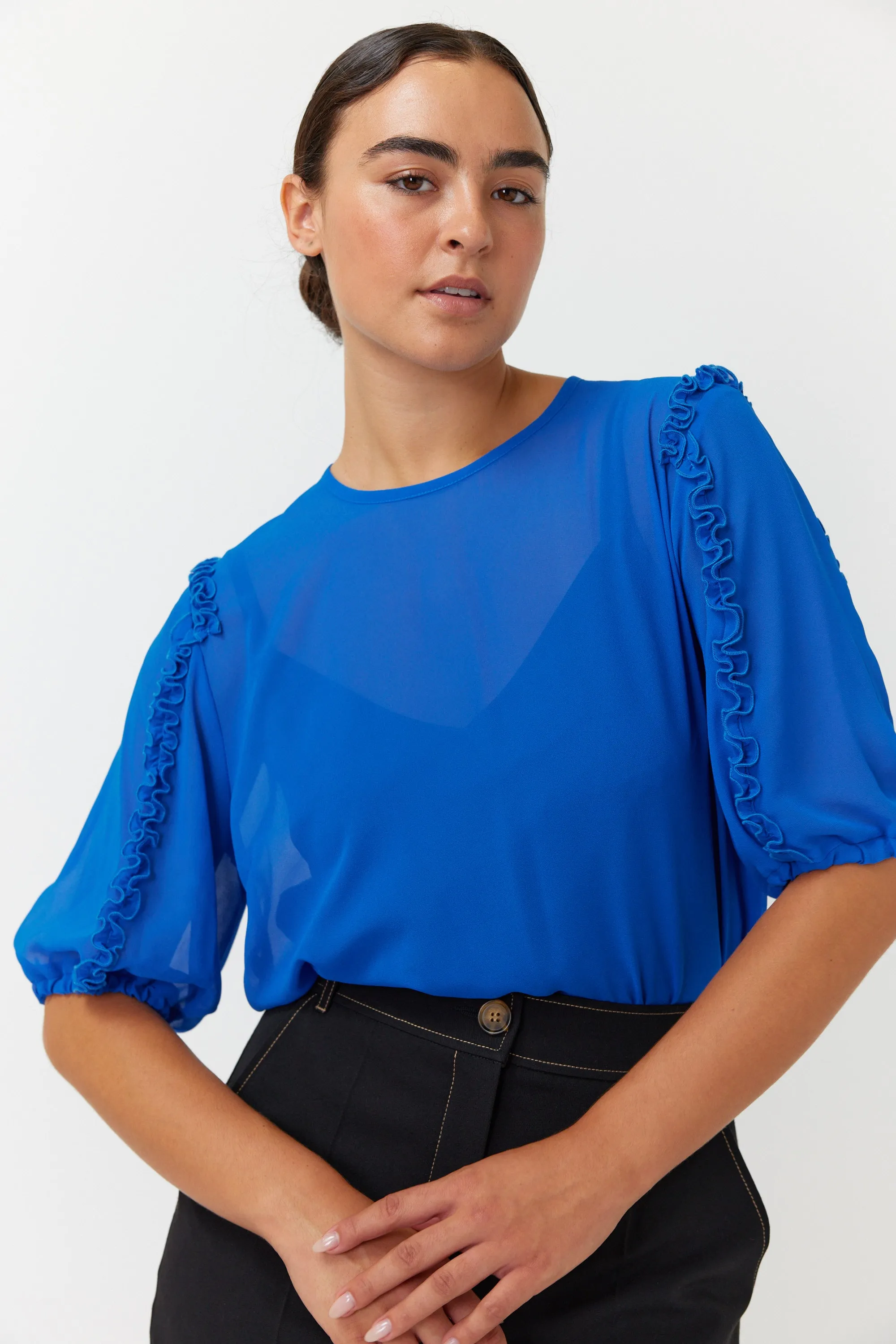 Billowy top sold by Kate Sylvester product image thumbnail 2