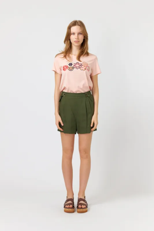 Tropic bloom t-shirt sold by Kate Sylvester