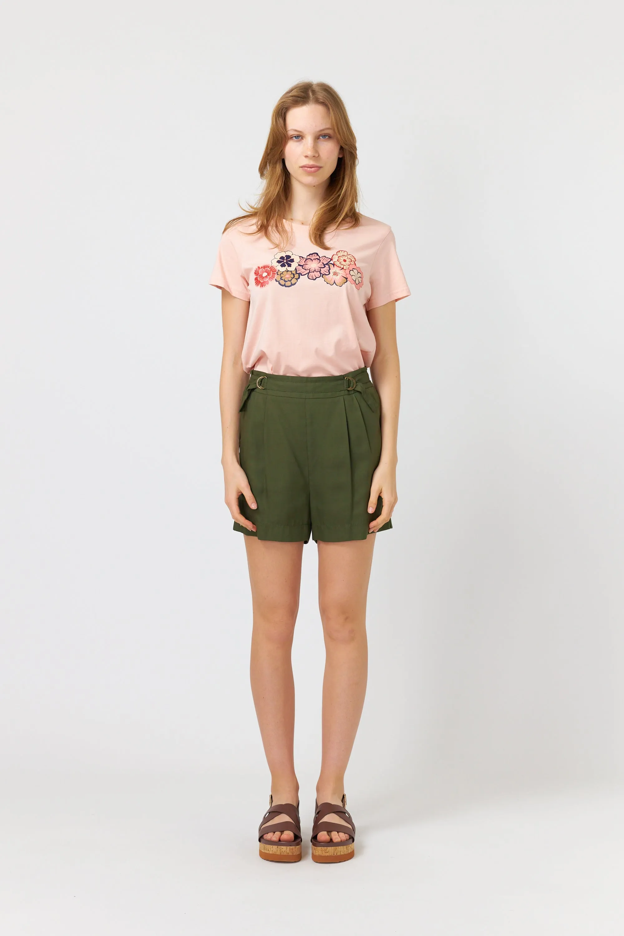 Tropic bloom t-shirt sold by Kate Sylvester