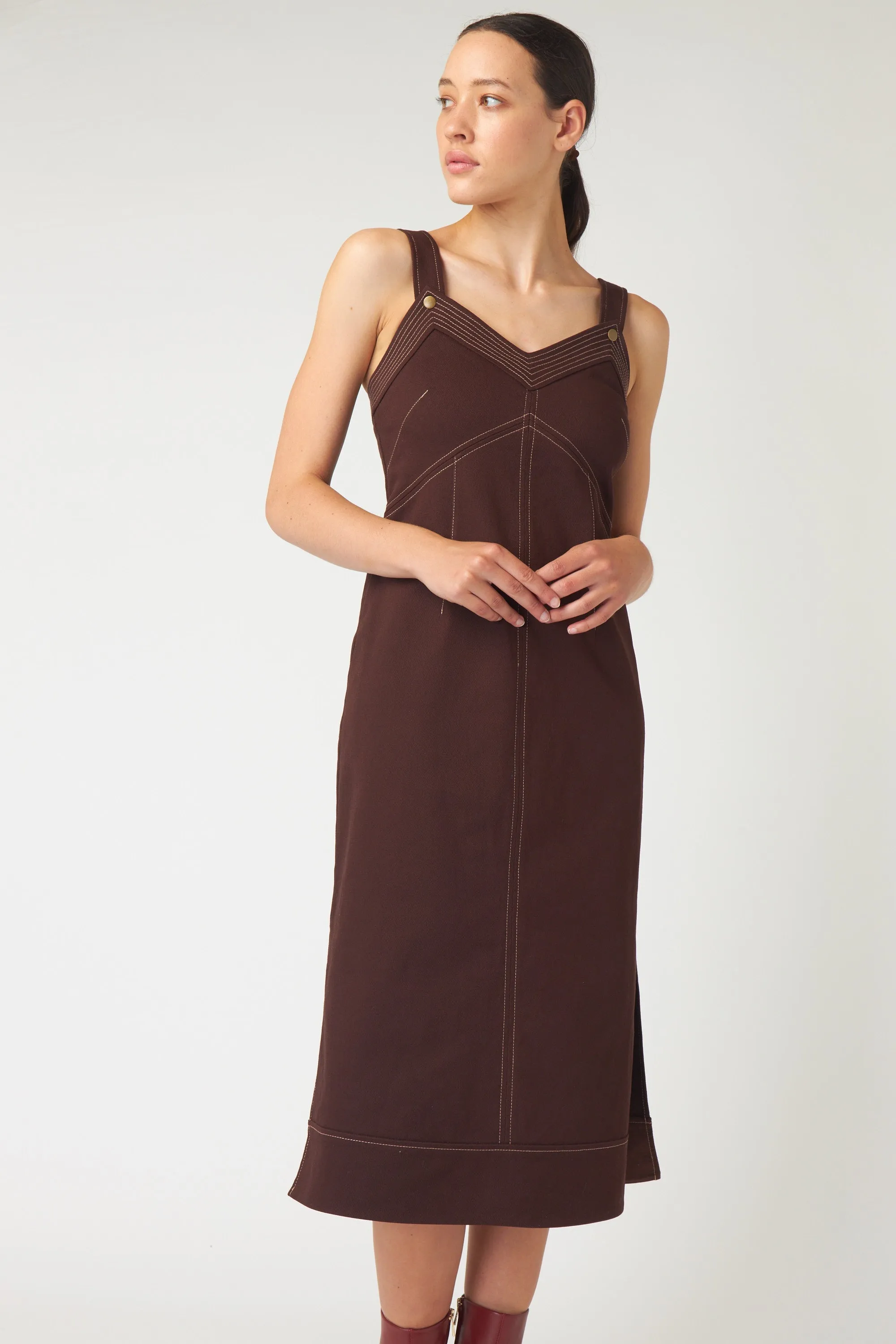 Denim dress sold by Kate Sylvester product image thumbnail 4