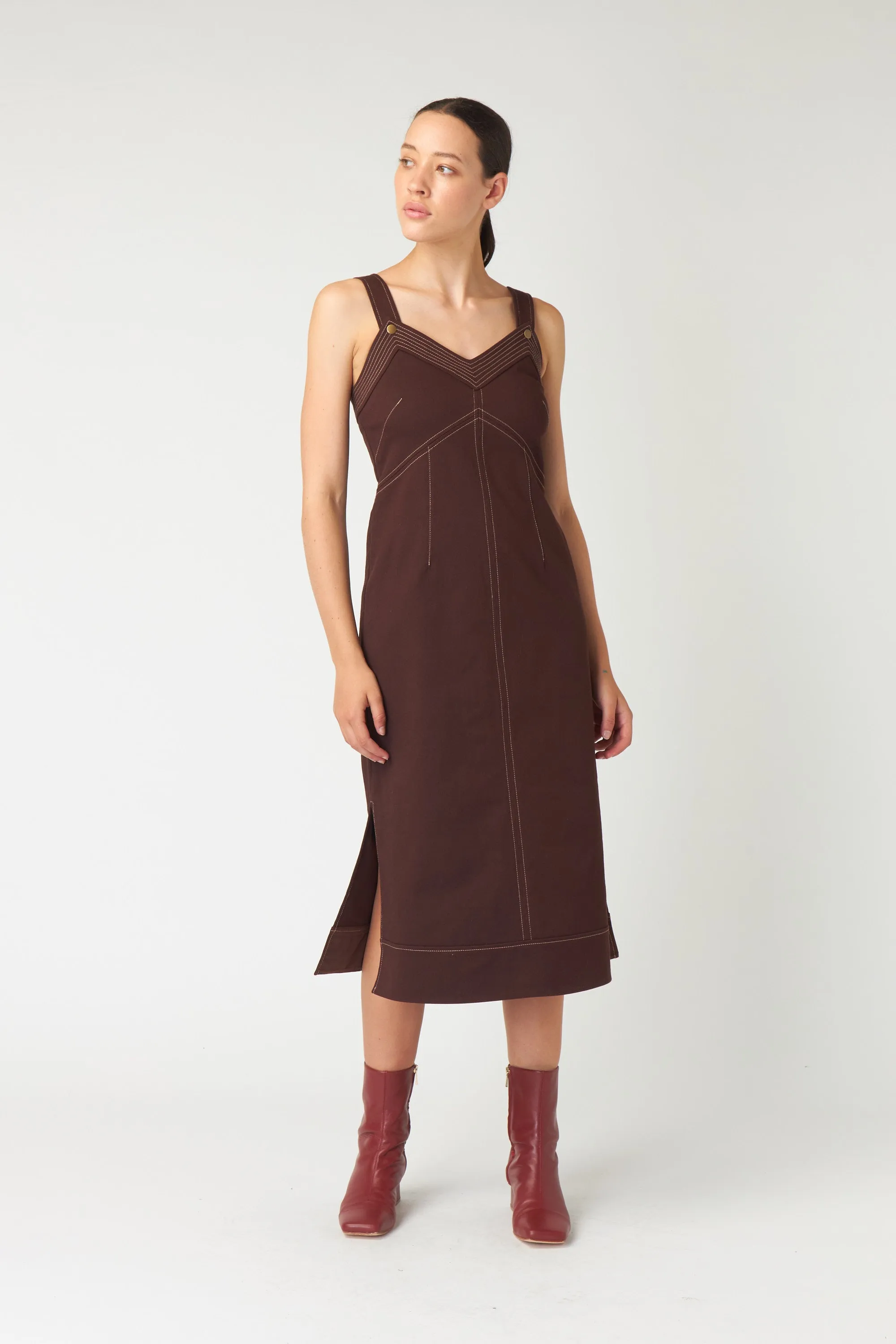 Denim dress sold by Kate Sylvester