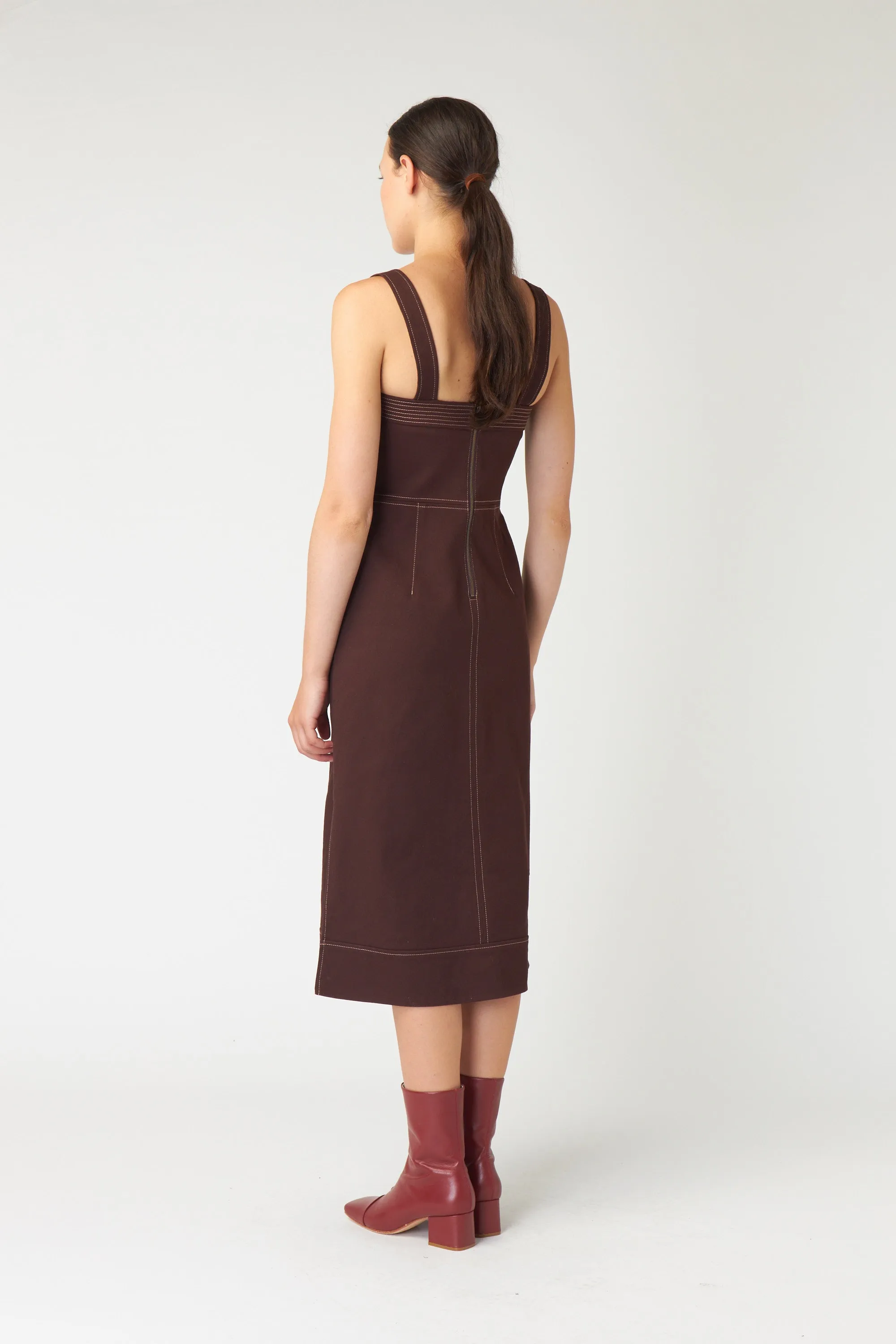 Denim dress sold by Kate Sylvester product image thumbnail 5