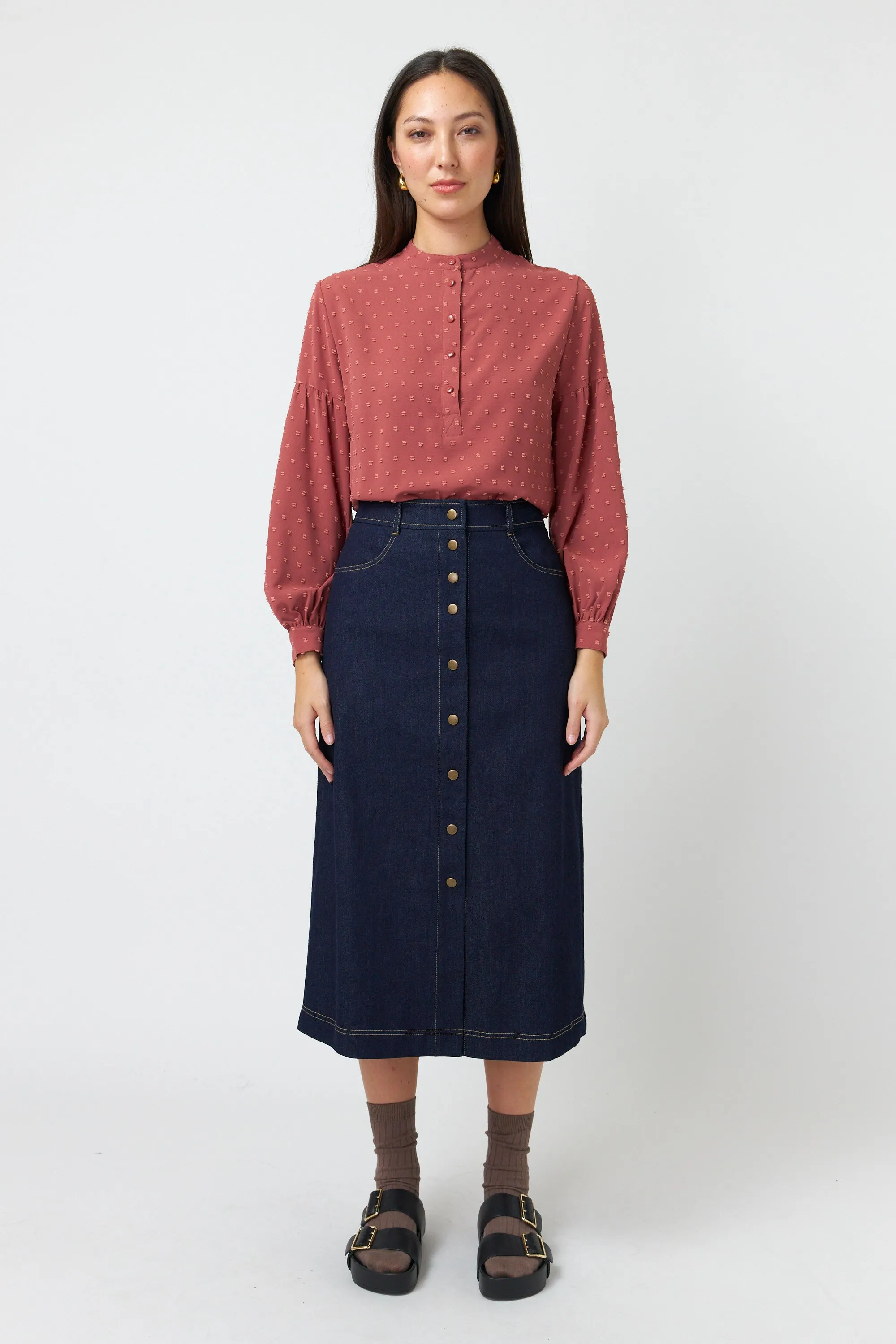 Dotty blouse sold by Kate Sylvester