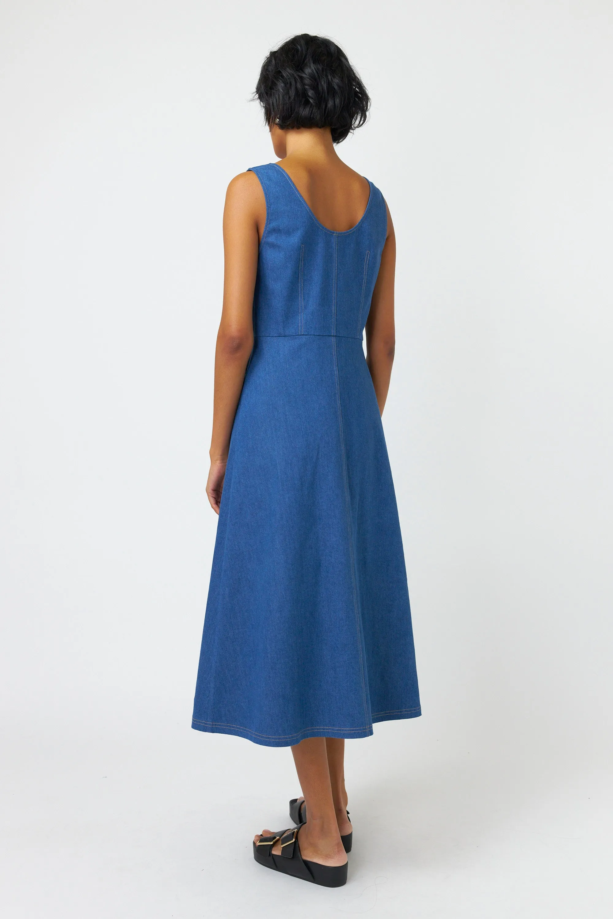 Denim dress sold by Kate Sylvester product image thumbnail 3