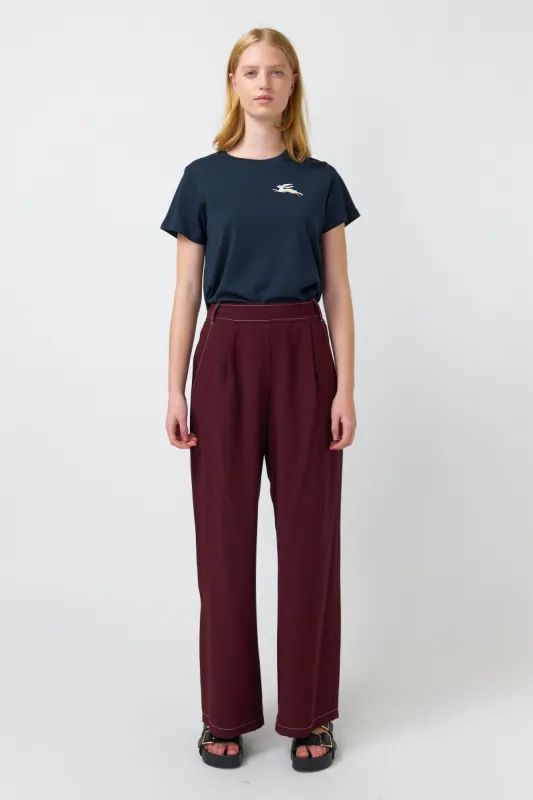 Bunny embroidered t-shirt sold by Kate Sylvester