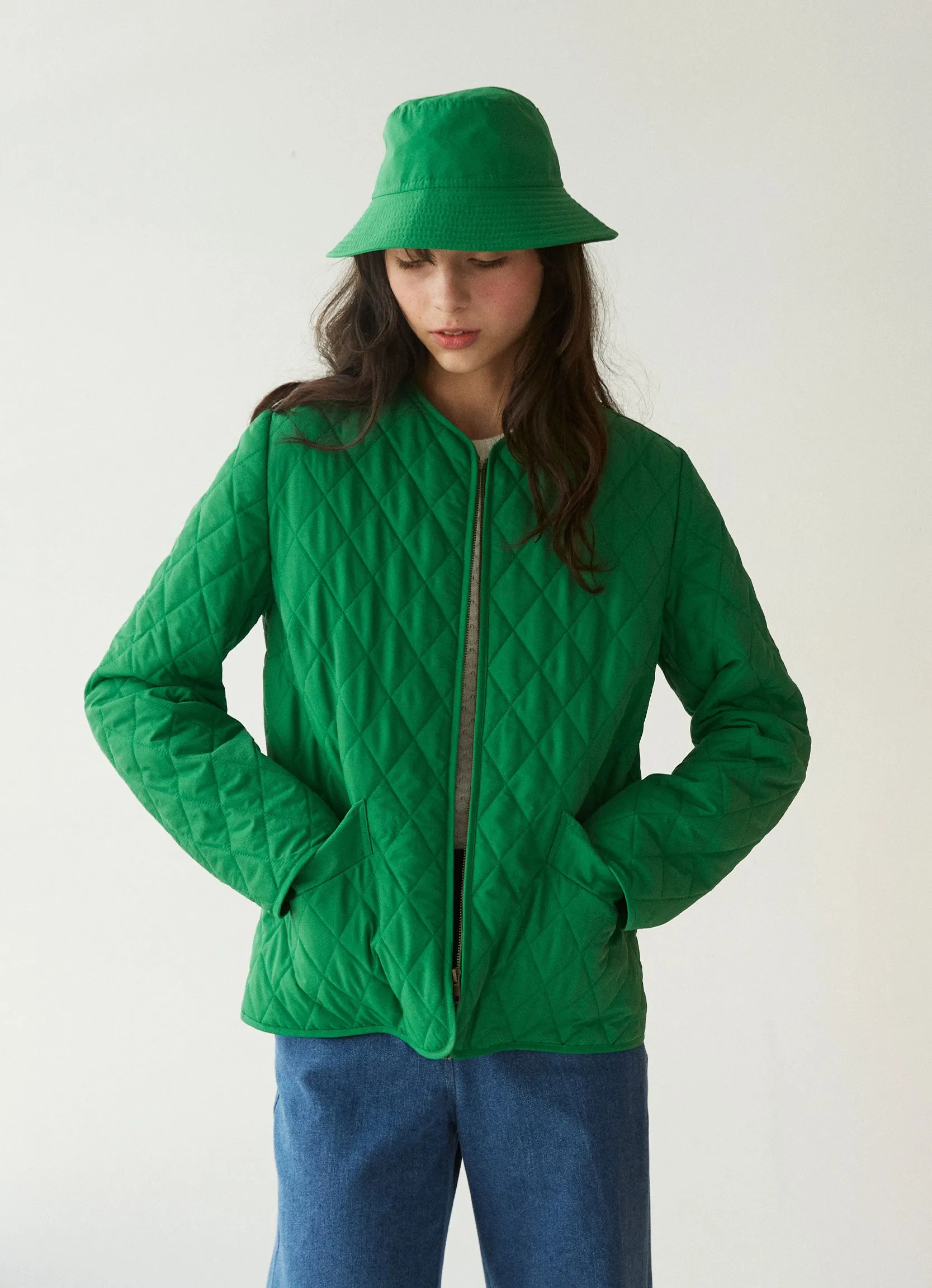 Quilted jacket sold by Kate Sylvester product image thumbnail 5