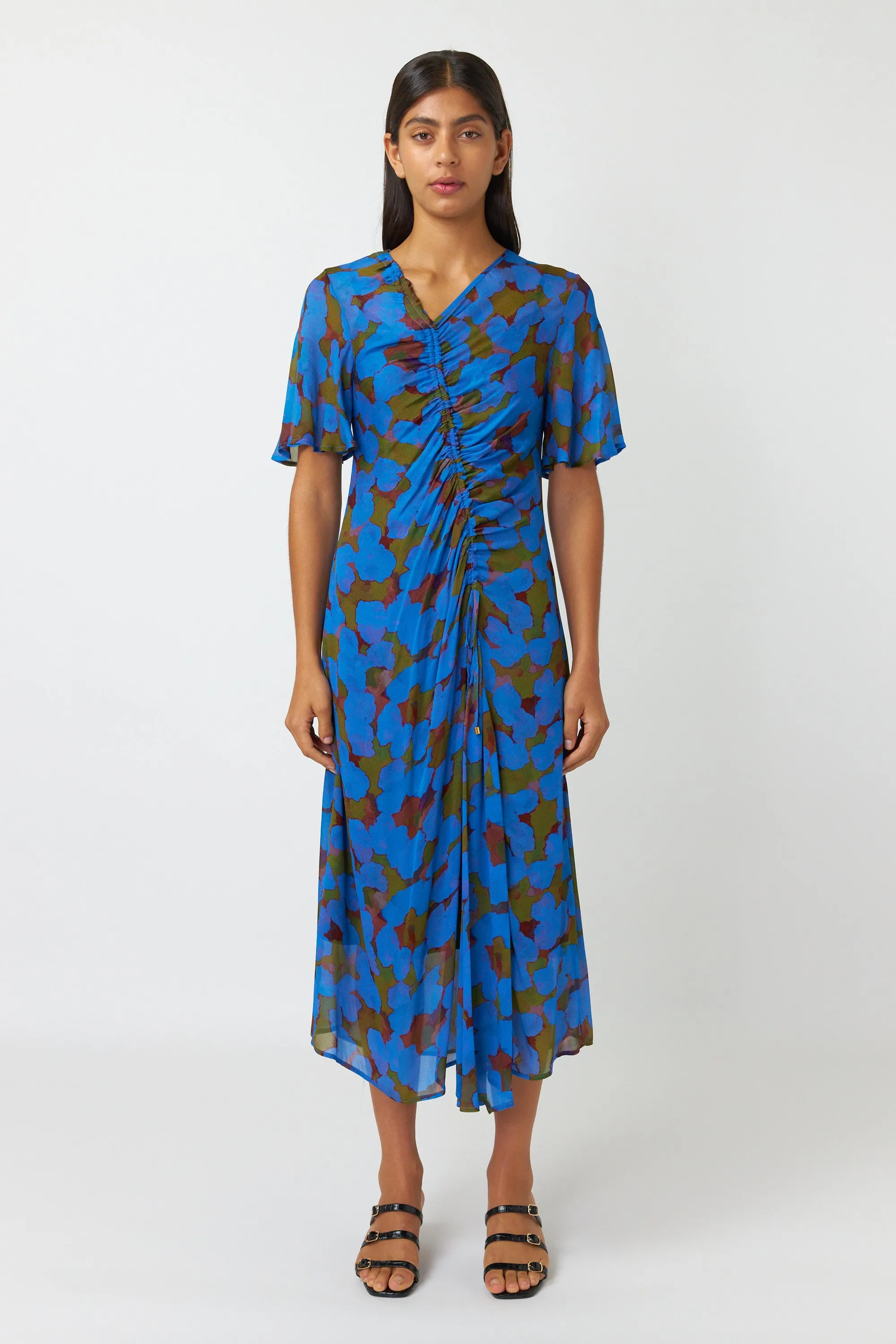 Rhea ruched dress sold by Kate Sylvester